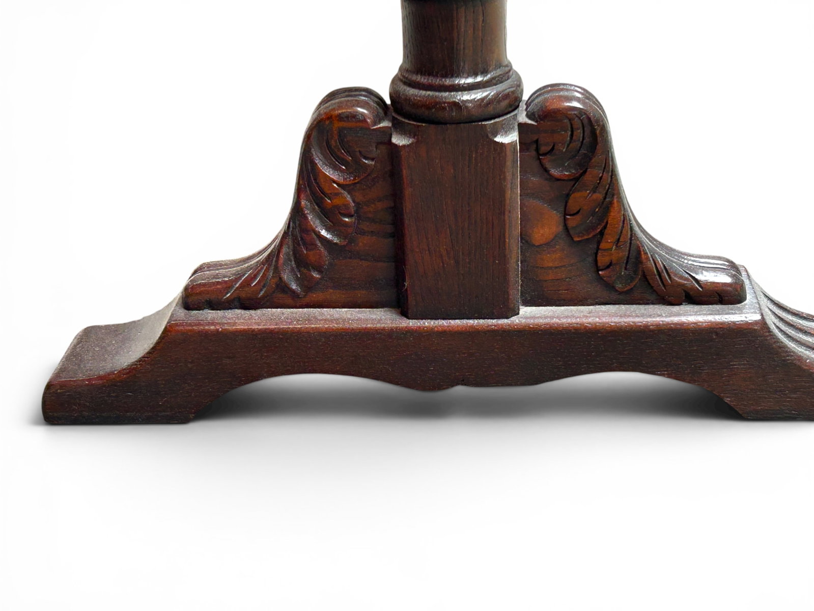 Renaissance Revival Oak Console or Sofa Table. - 4