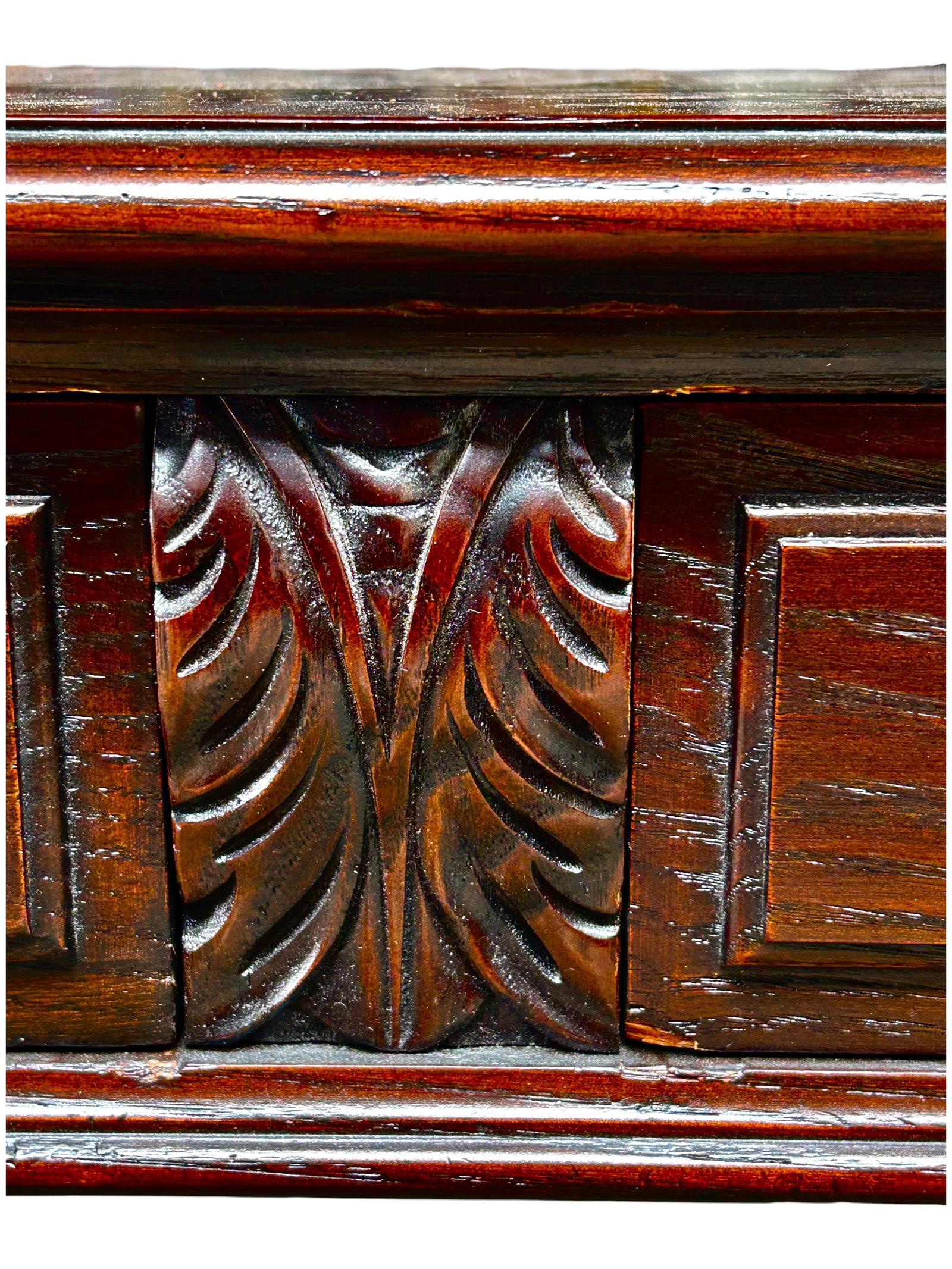 Renaissance Revival Oak Console or Sofa Table. - 6