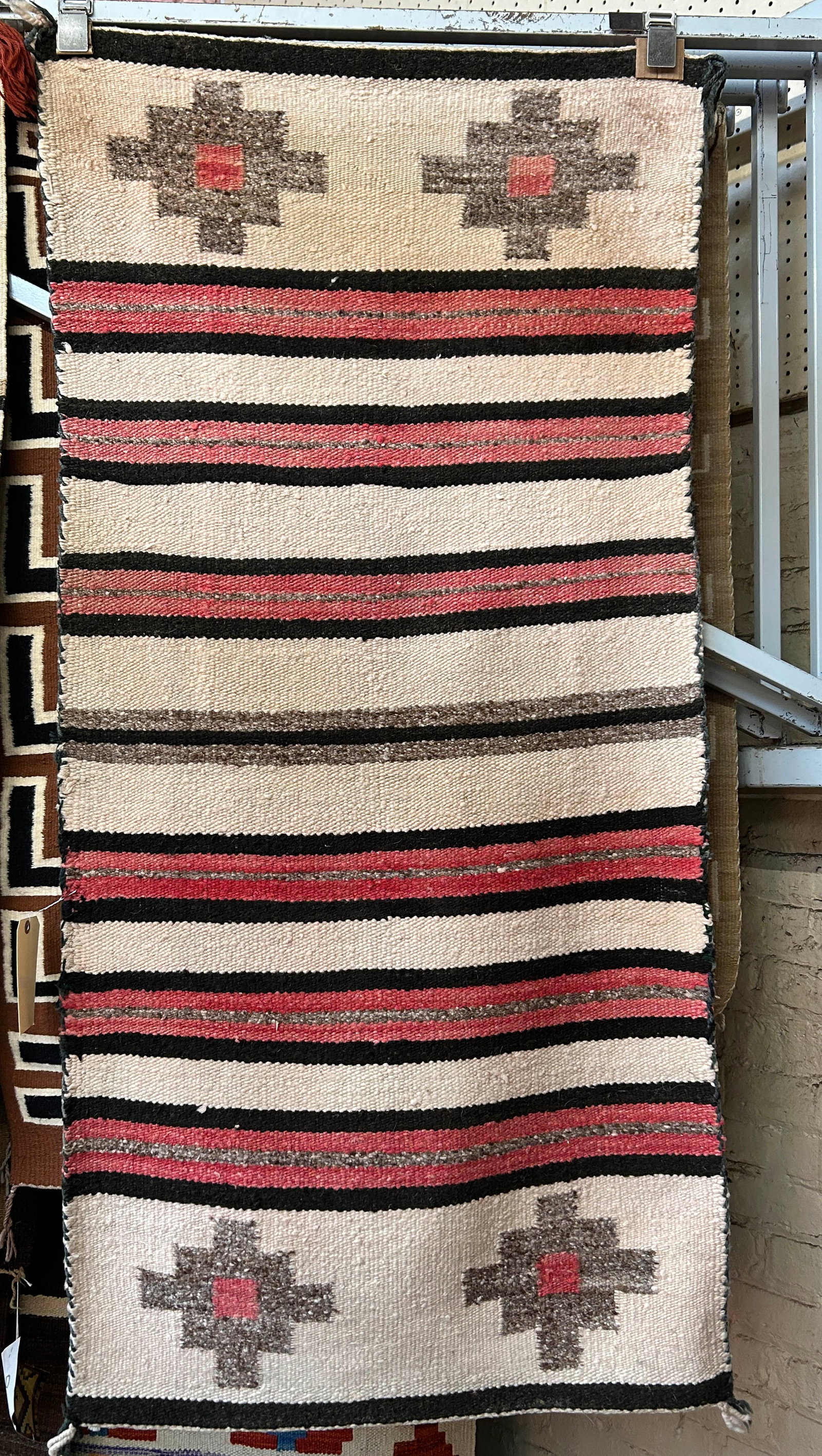 2' 5" x 5' Older Navajo Rug w/ Geometric Designs. (1 of 3)