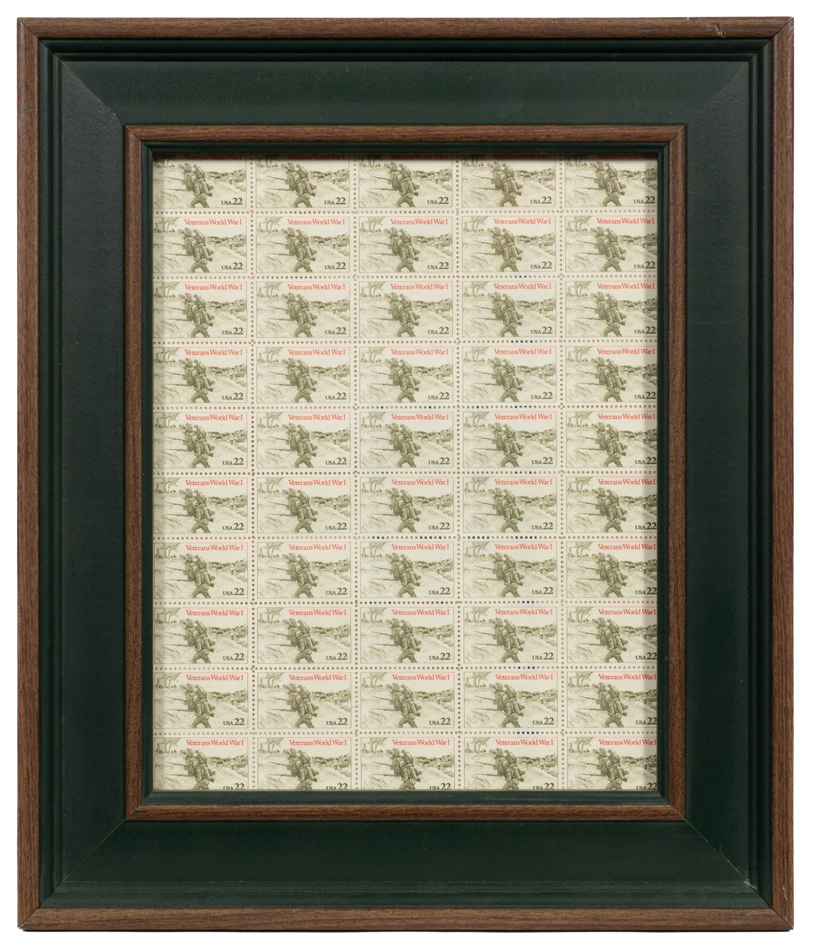 Lot: 7 Pcs. Framed Mostly WWI Ephemera. - 15