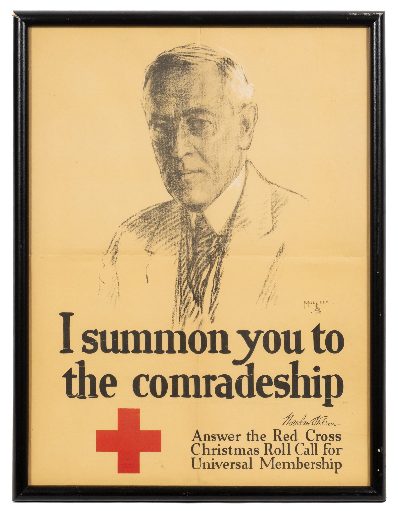 Lot: 7 Pcs. Framed Mostly WWI Ephemera. - 9