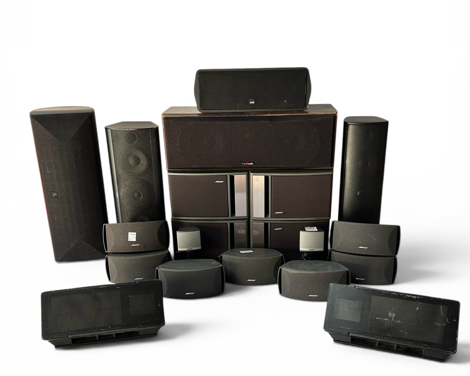 Lot of Speakers - Center Channel, Bose, Car. (1 of 3)