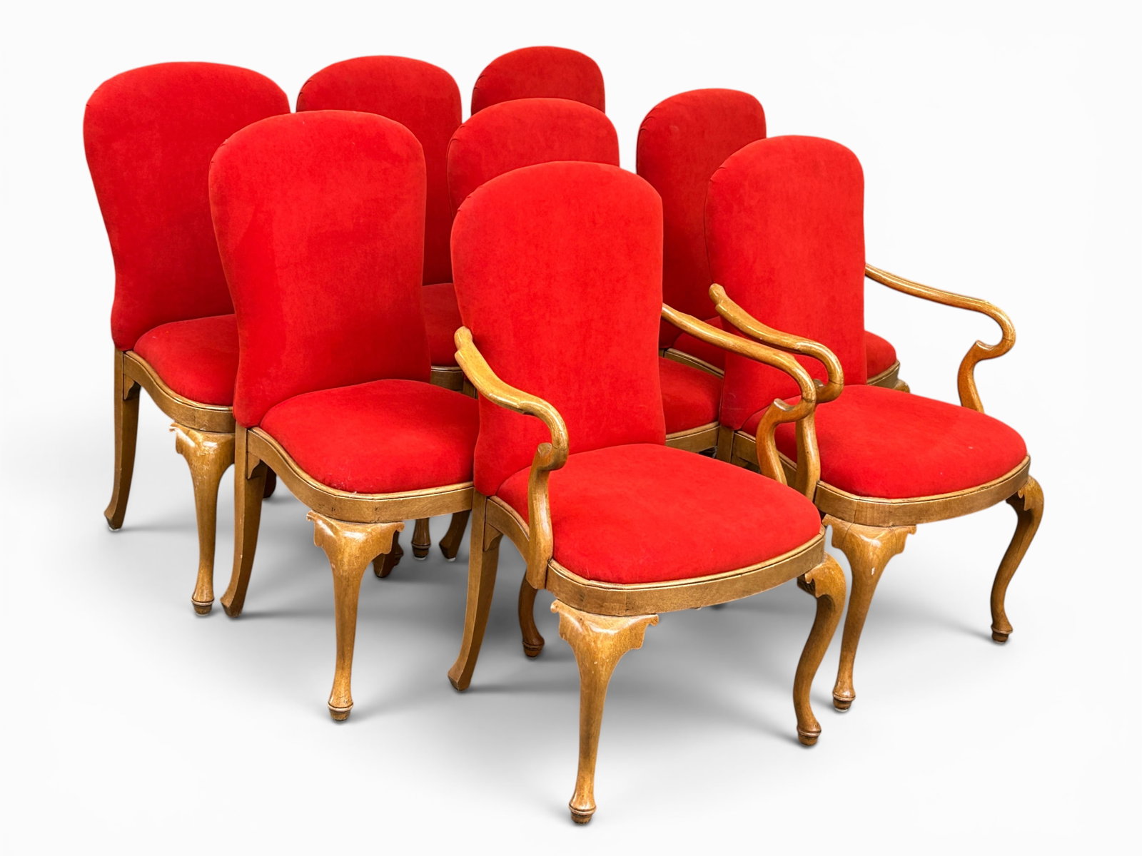 Set of Eight French Upholstered Chairs. (1 of 12)