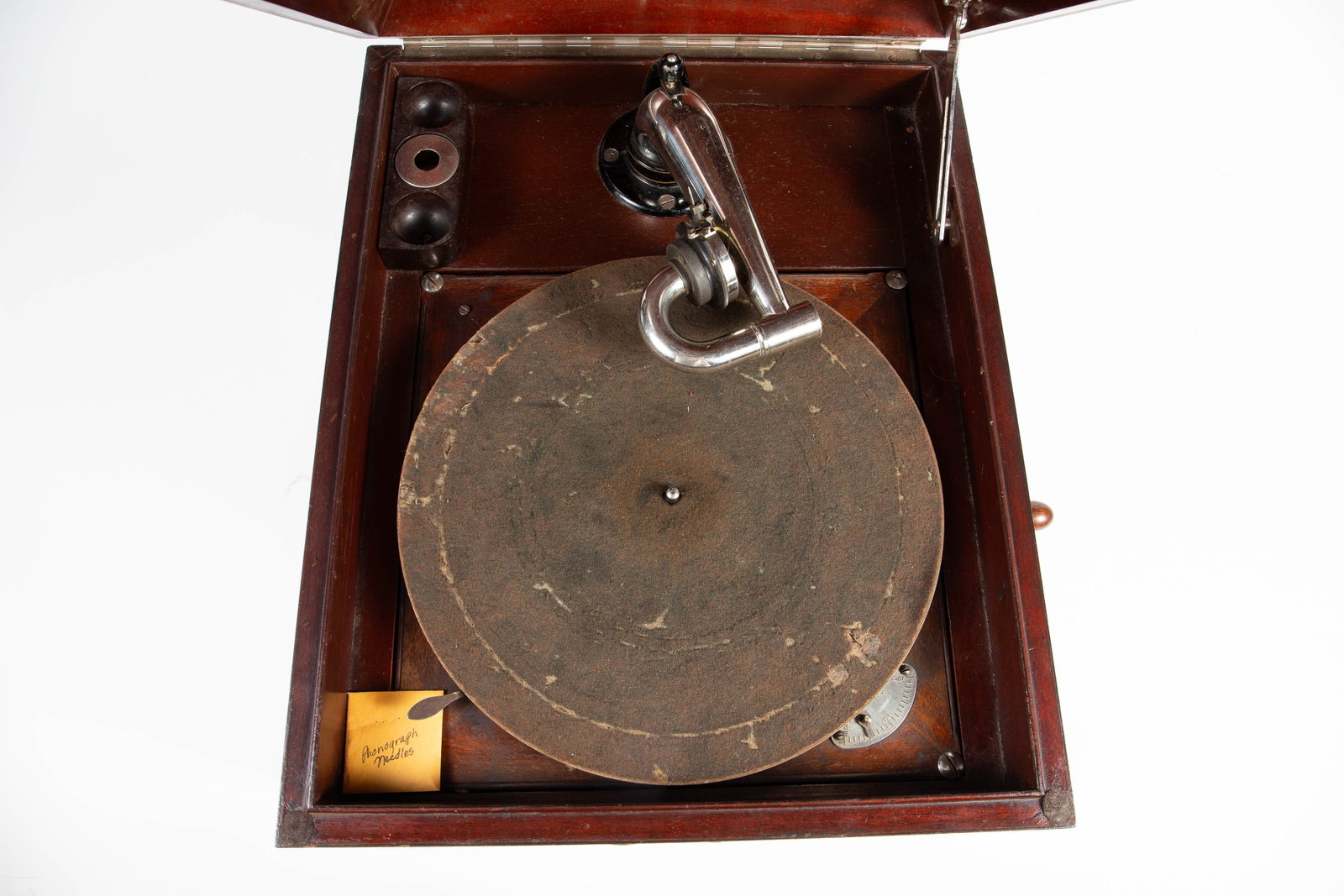 Victrola Table Top Phonograph in Case. - 2