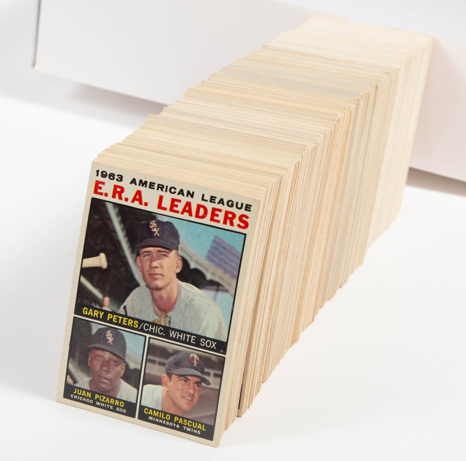 Lot of Topps 1964 Baseball Cards.: Most, if not all of these, are common cards. The cards are in very nice shape for an estate collection - they were well kept. There are approx. 516 unique cards. Here are the cards that are missing: