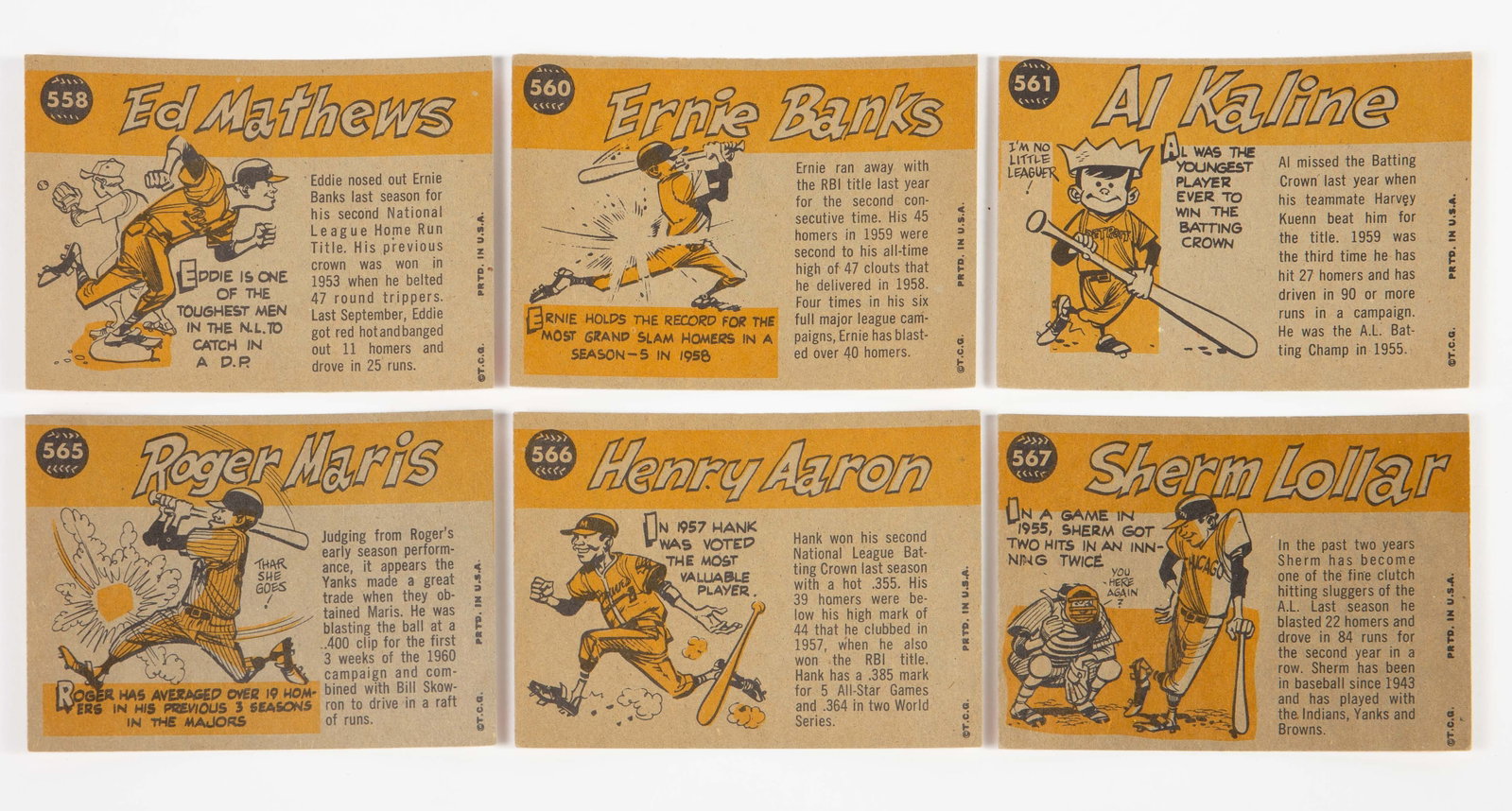 Lot of Topps 1950 Baseball Cards. - 5