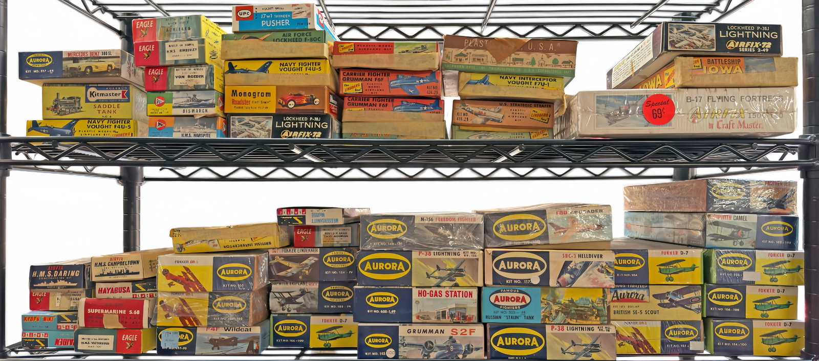 Lot of Vintage Airplane Model Kits, Some Sealed. (1 of 4)