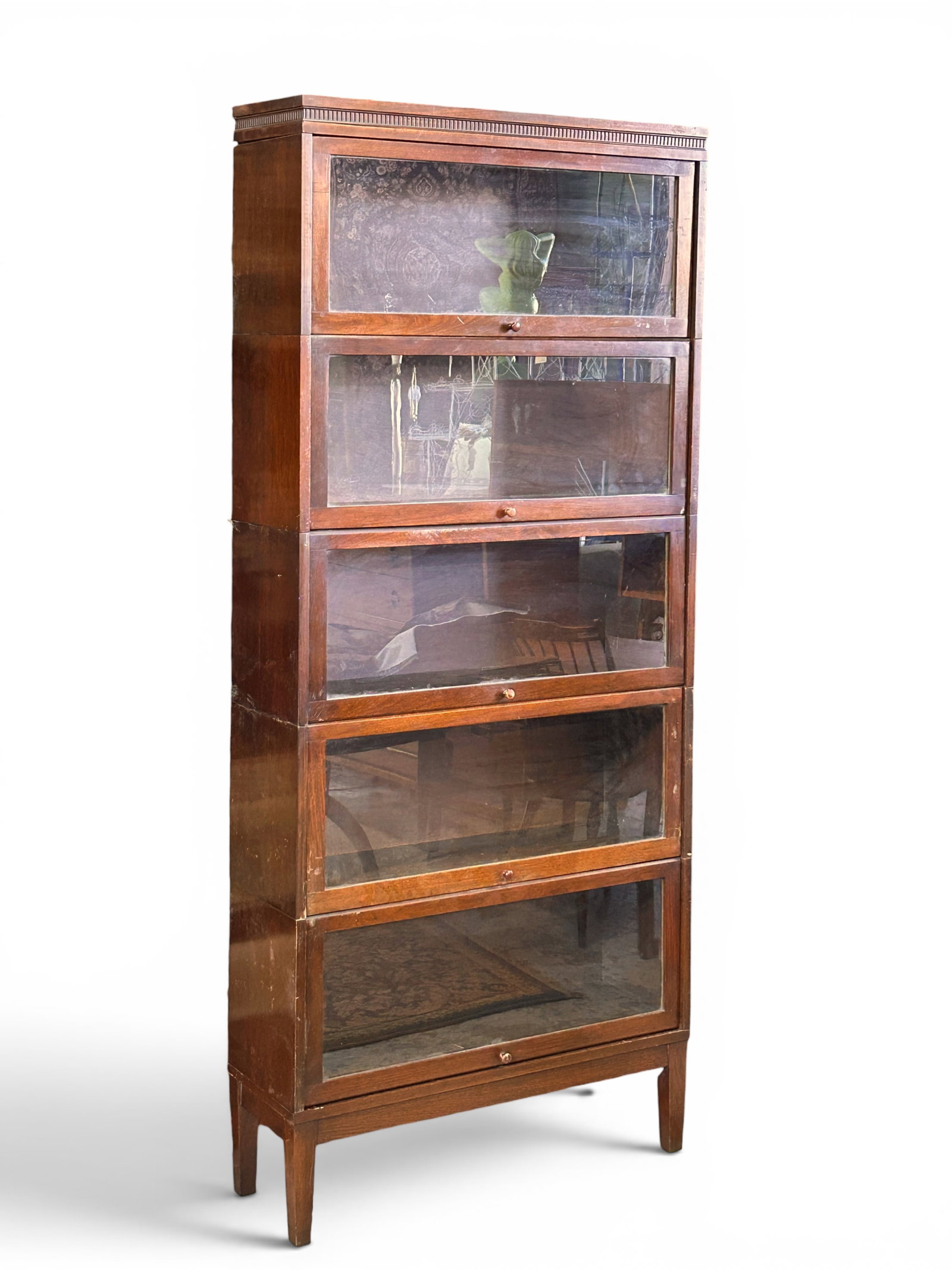 5 Section Stackable Barrister Bookcase. (1 of 5)