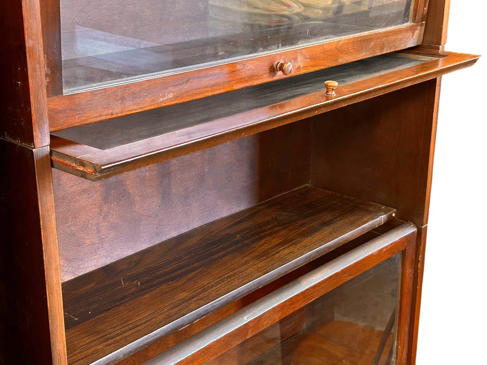 5 Section Stackable Barrister Bookcase. - 5