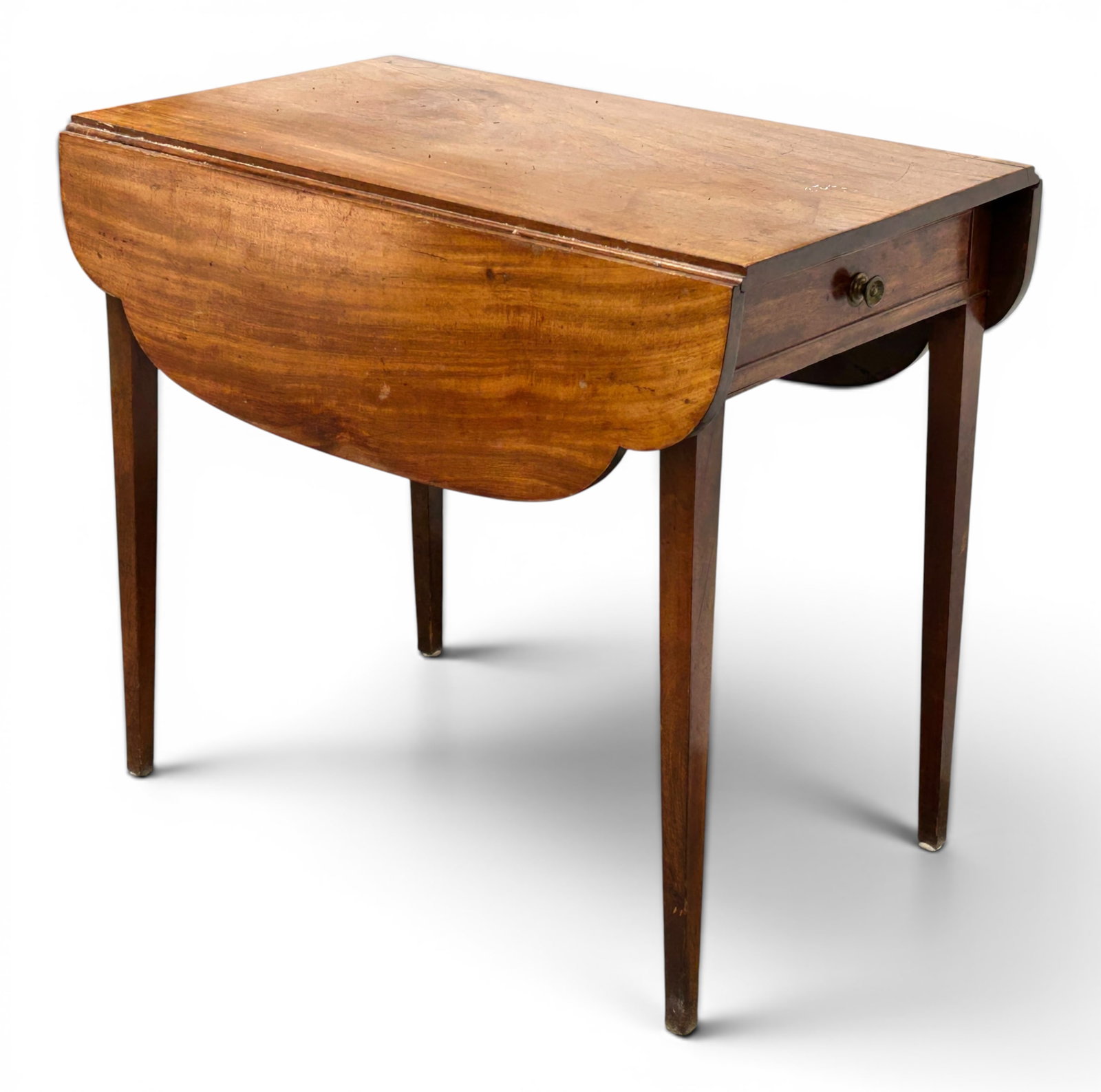 Antique Mahogany Federal Style Pembroke Table. (1 of 11)