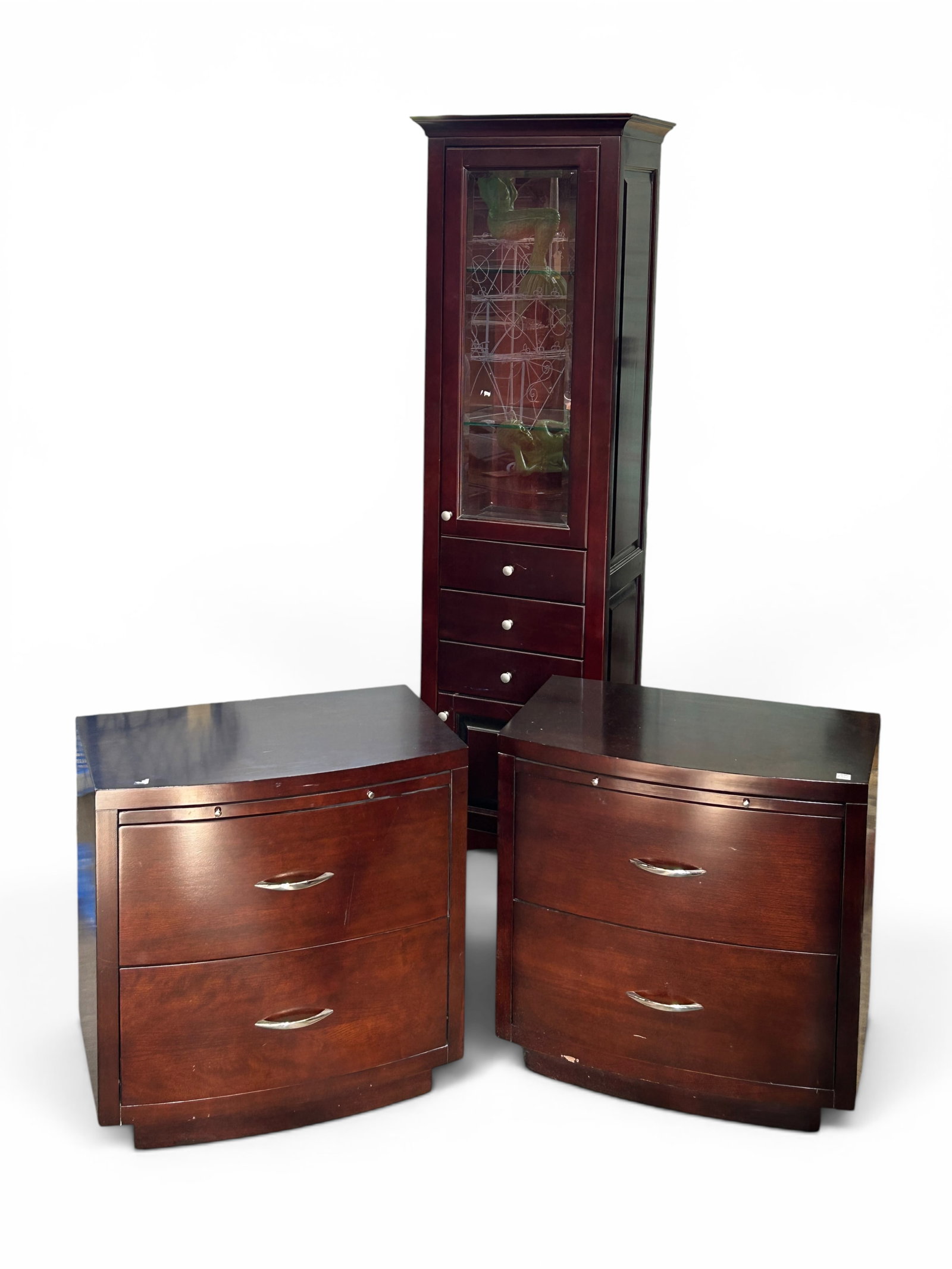 Kathy Ireland Nightstands & Tall Cabinet. (1 of 14)