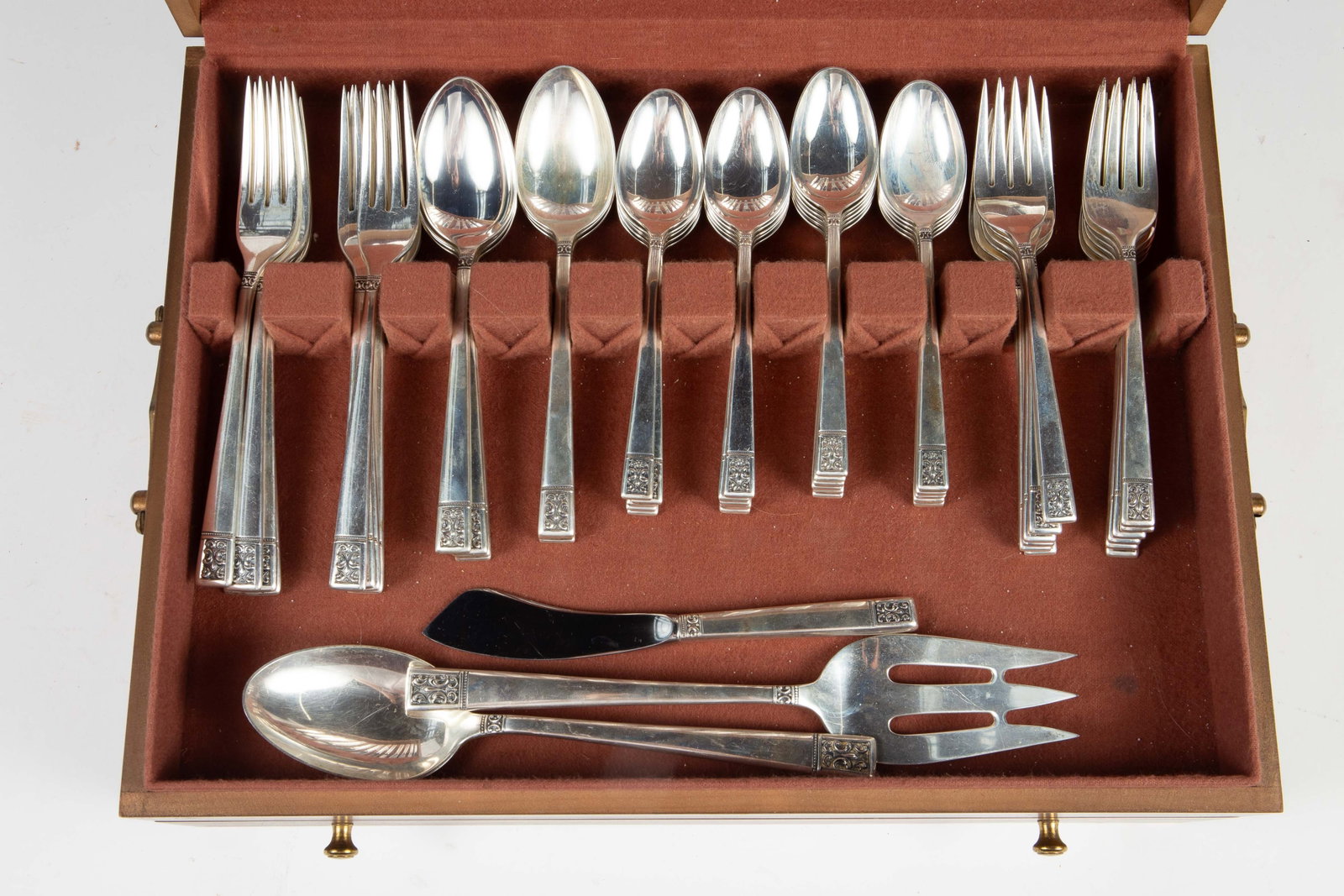 65 Pc. Towle Sterling "Laureate" Flatware Set. - 2
