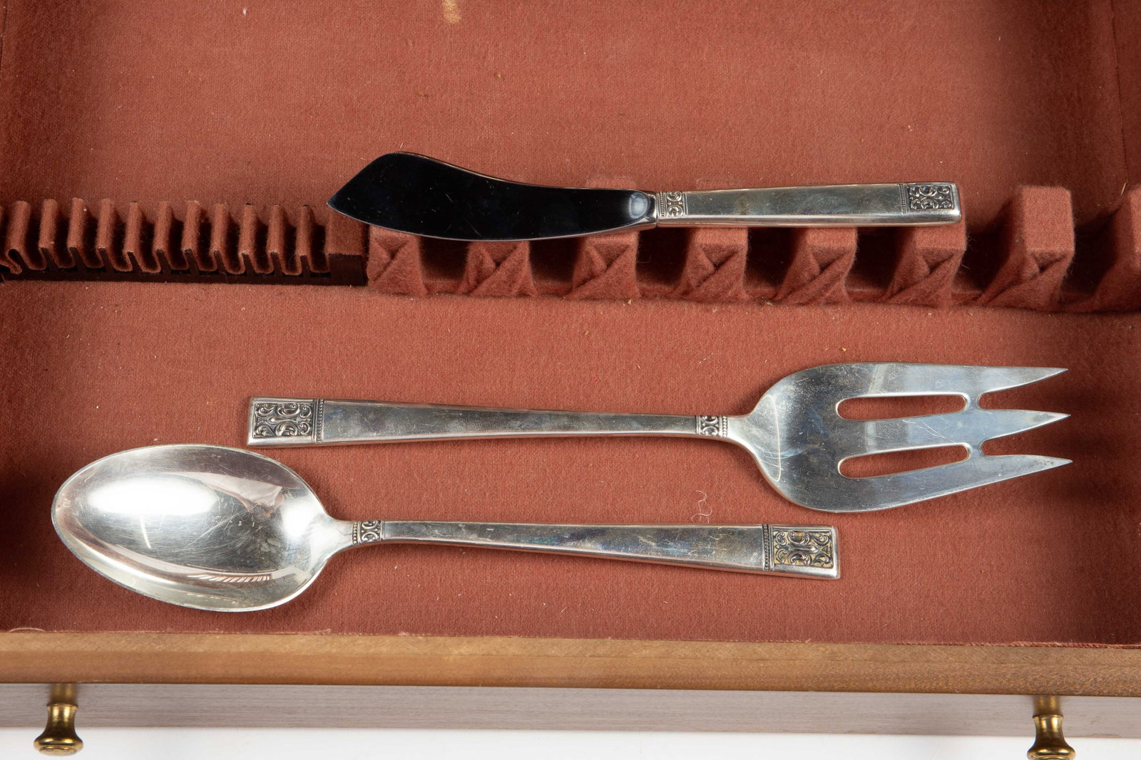 65 Pc. Towle Sterling "Laureate" Flatware Set. - 6