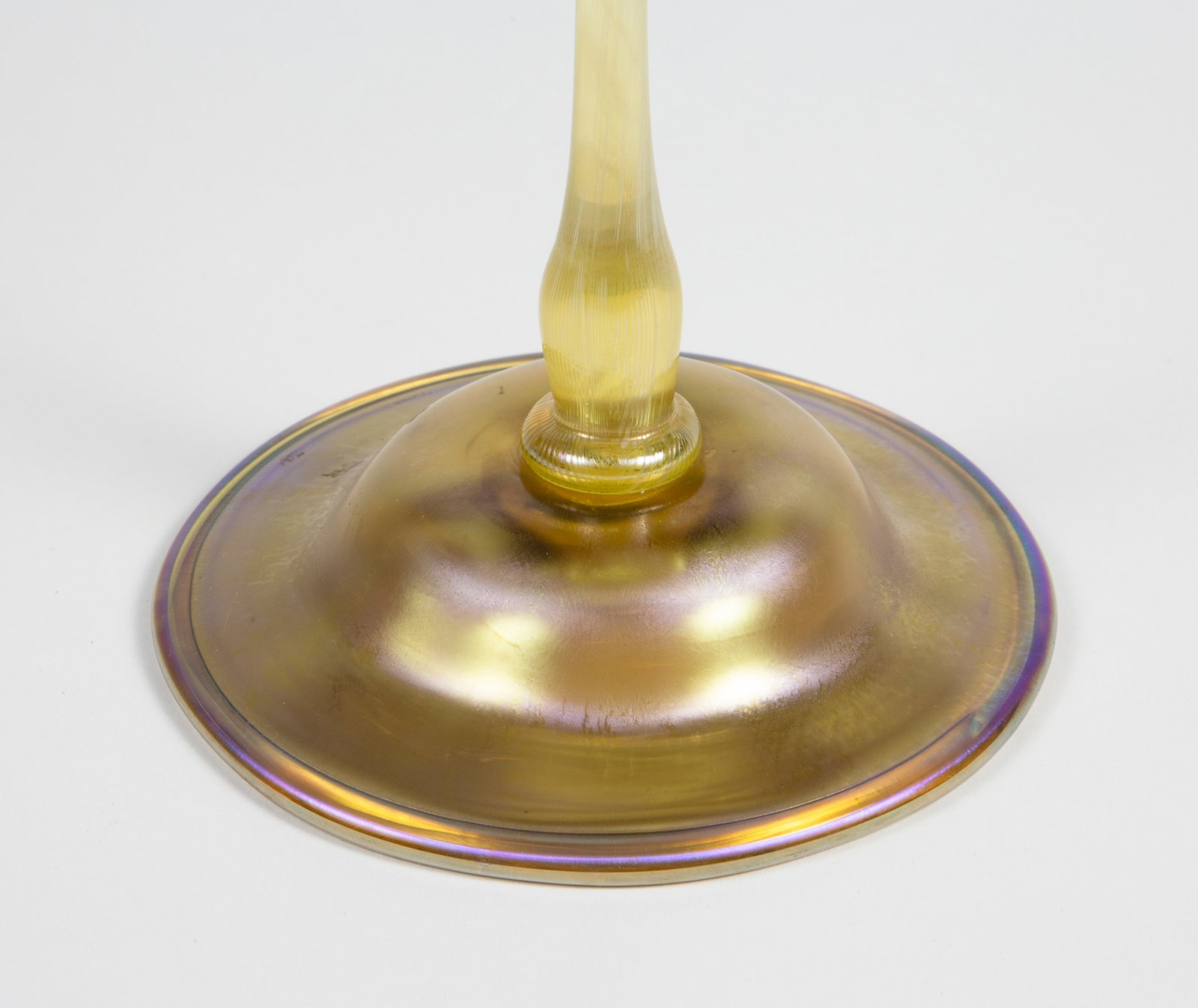 Tiffany Studios Pulled Feather Floriform Vase. - 5
