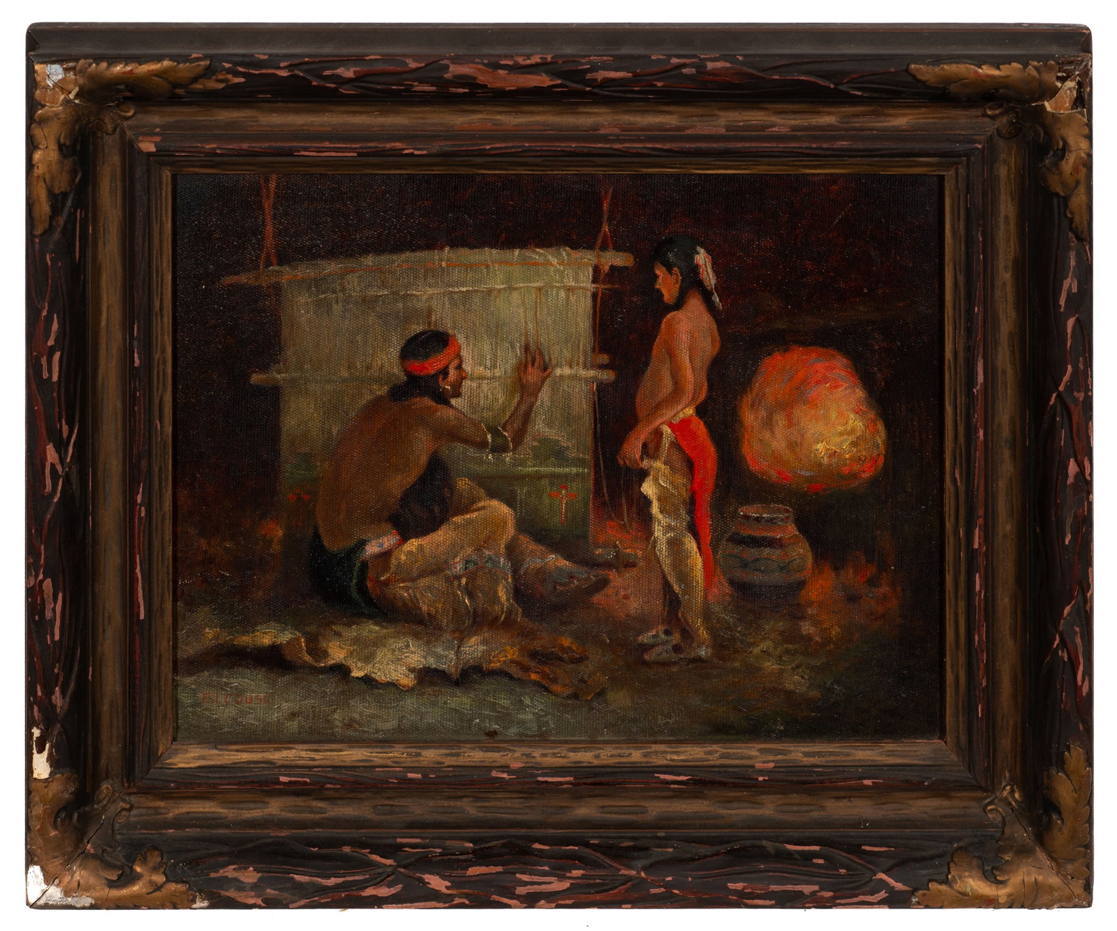 The Master Workman, Copy After Eanger Couse. - 2