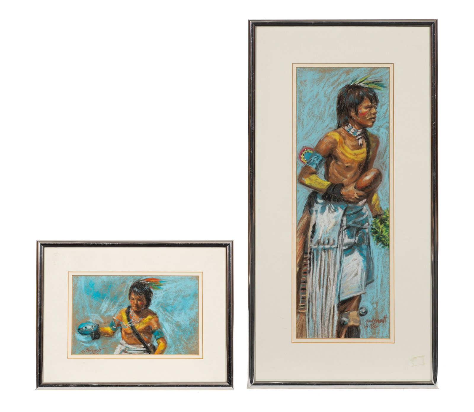 Native American Pastel Drawings by Gary Bennett. (1 of 10)