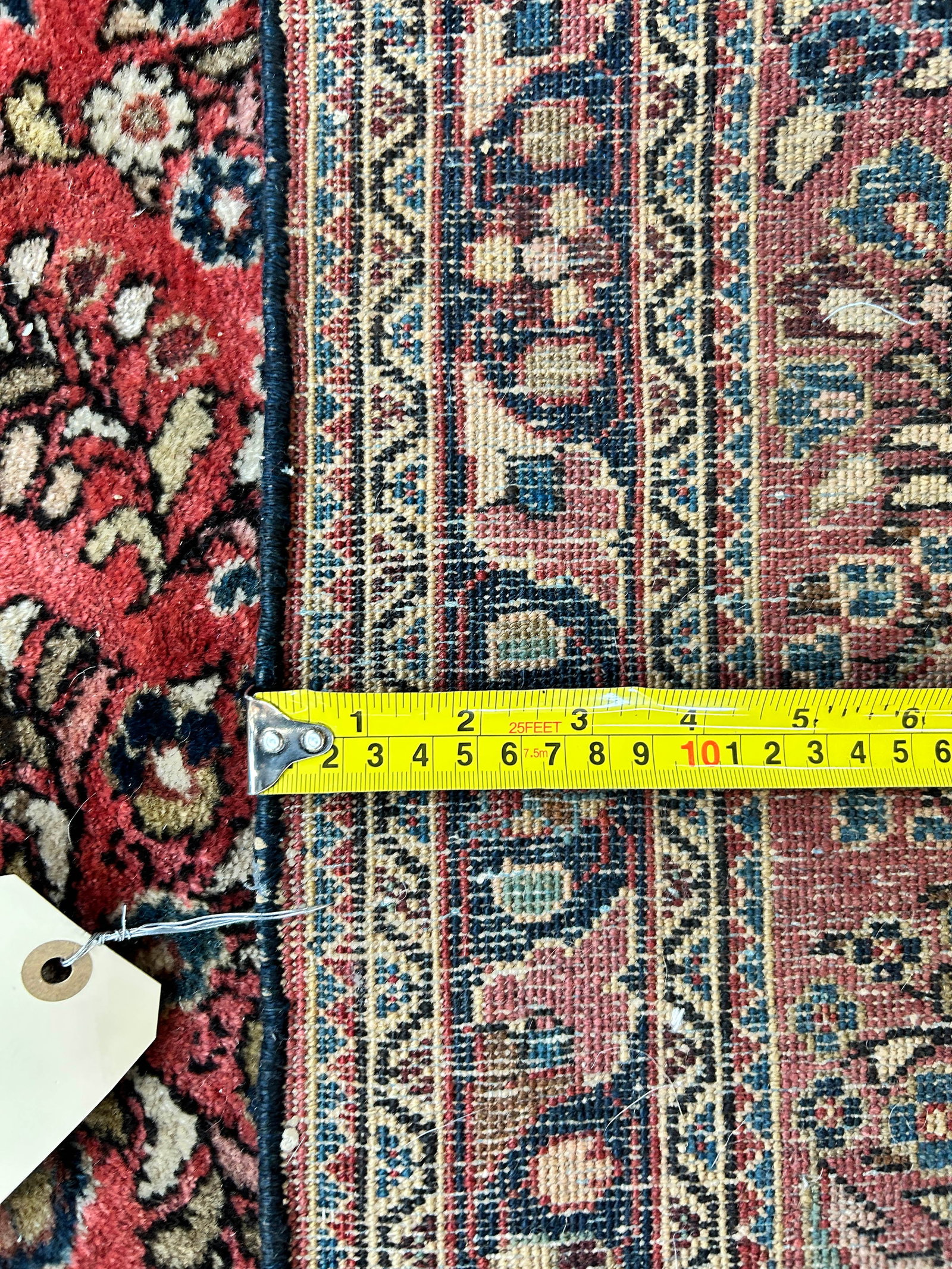 2' 6" x 6' 5" Sarouk Runner Rug. - 5
