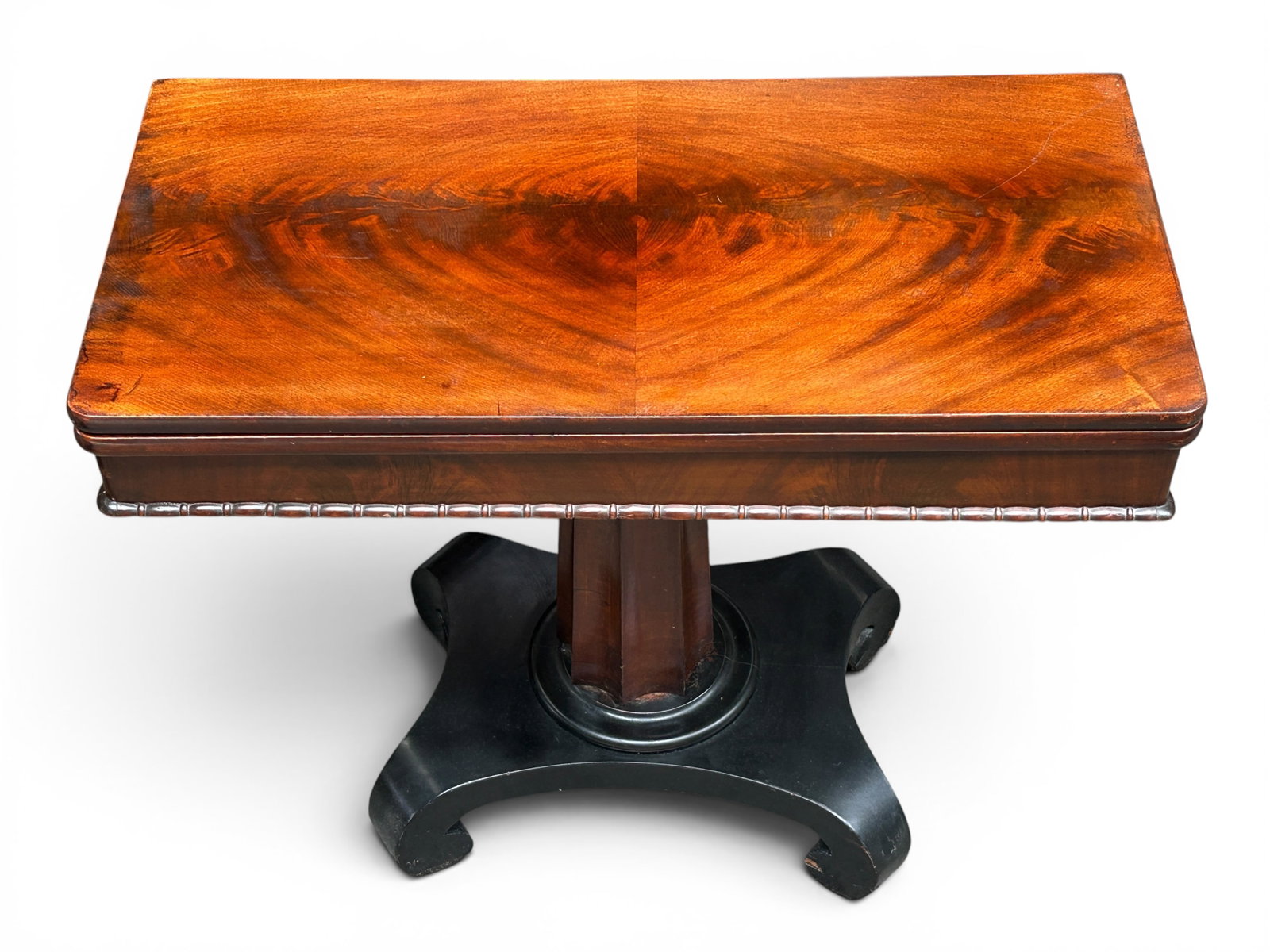 Empire Flame Mahogany Game Table. - 5