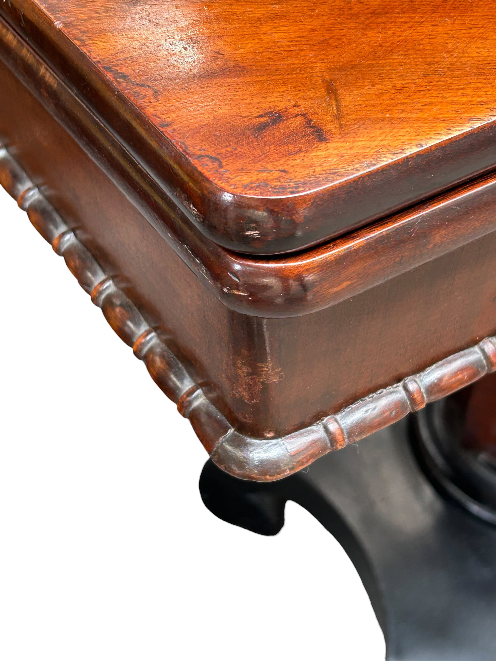 Empire Flame Mahogany Game Table. - 6