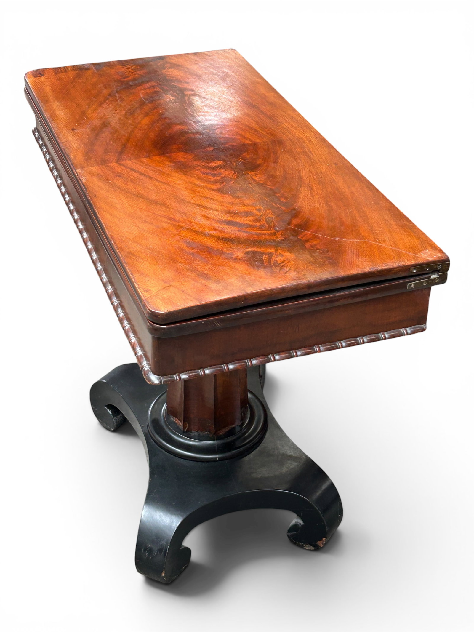 Empire Flame Mahogany Game Table. - 7