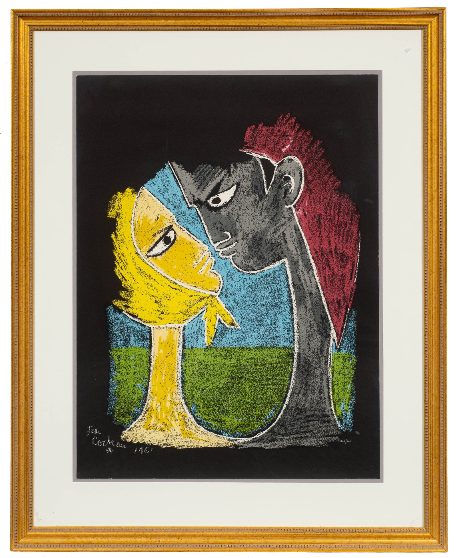 Les Amoreaux, Lithograph After Jean Cocteau. (1 of 6)