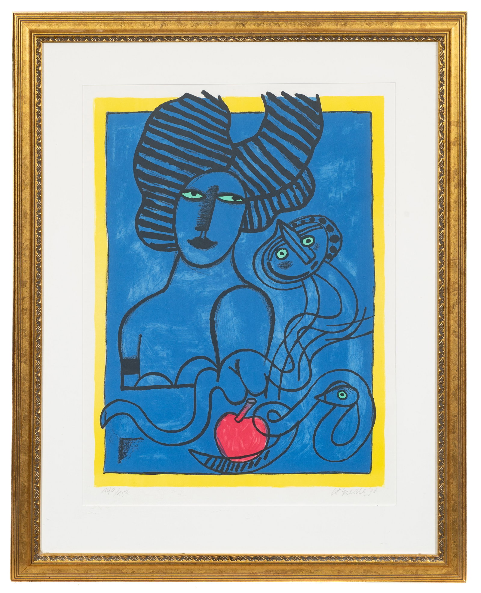 Image du Paradis (Eve), Lithograph by Corneille. (1 of 6)