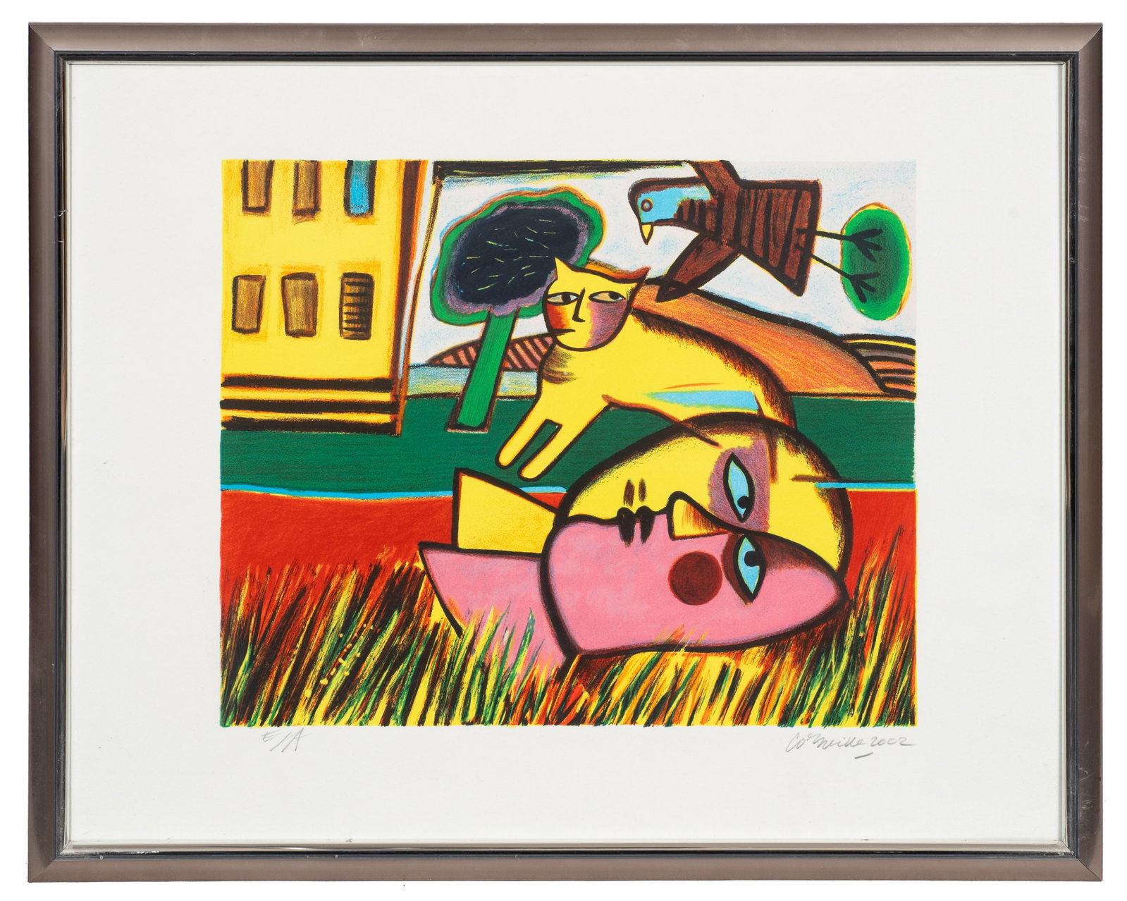 Abstract Artist Proof Lithograph, Corneille. (1 of 6)