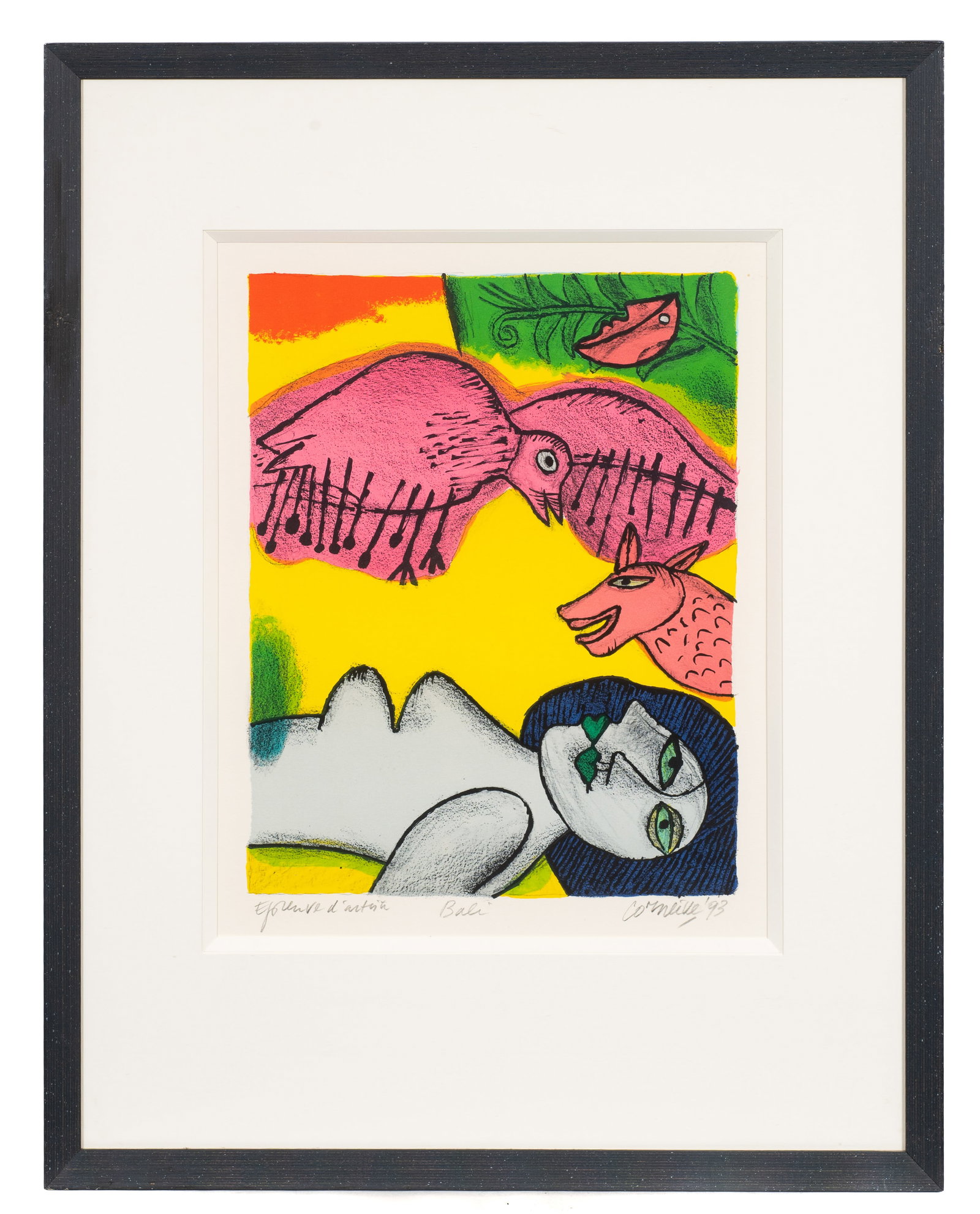 Bali, Artist Proof Lithograph, Corneille. (1 of 6)
