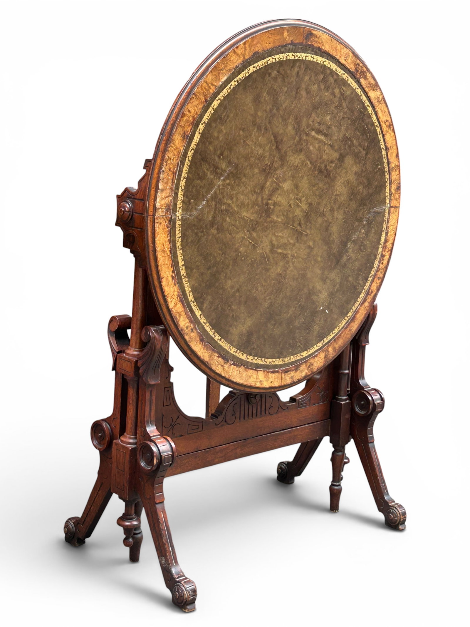 19th Cent. Tilt Top Game Table, George Hunzinger. (1 of 18)