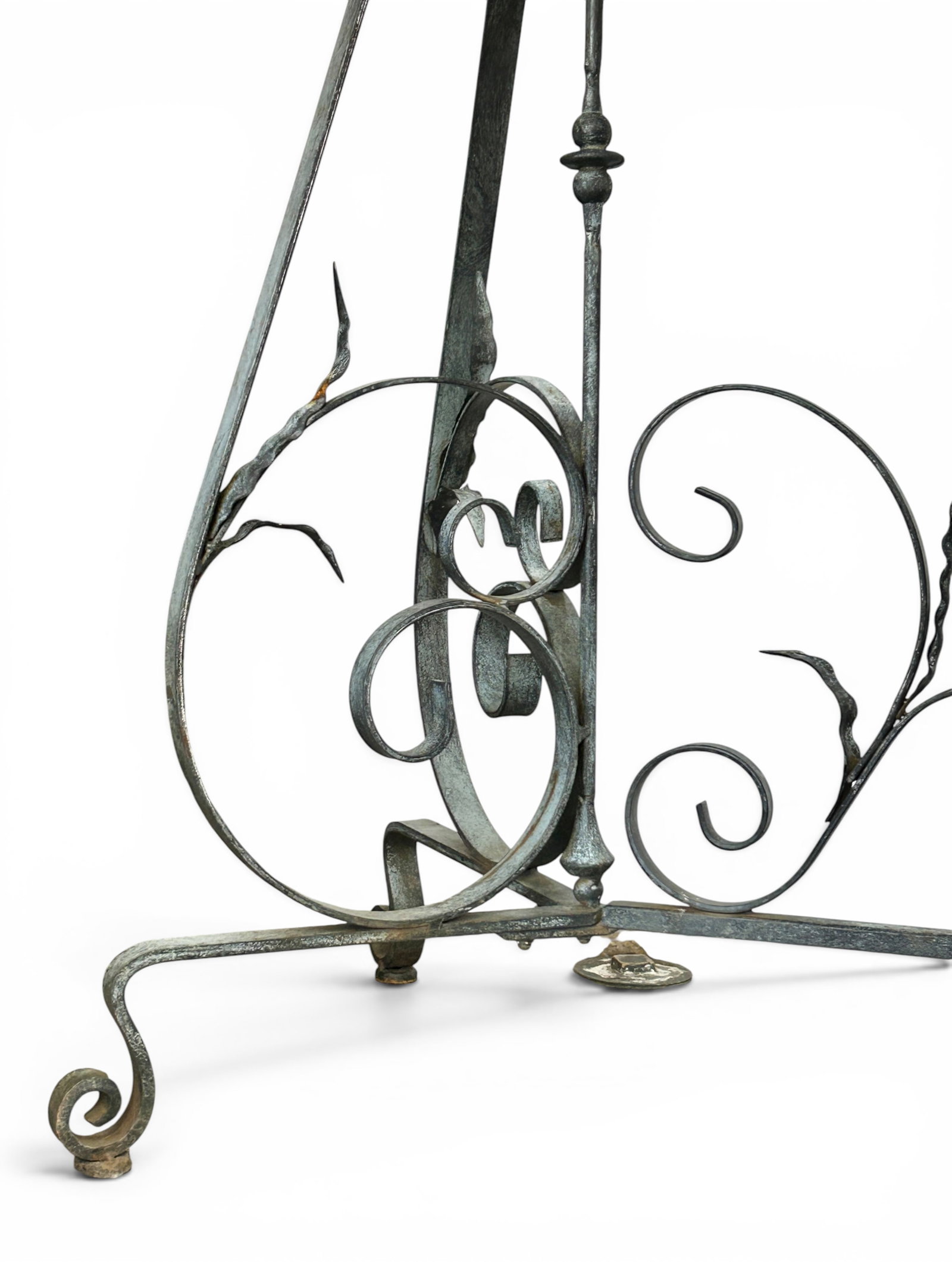 Wrought Iron Console Table. - 4