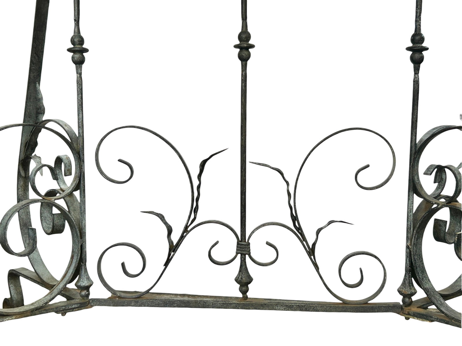 Wrought Iron Console Table. - 5