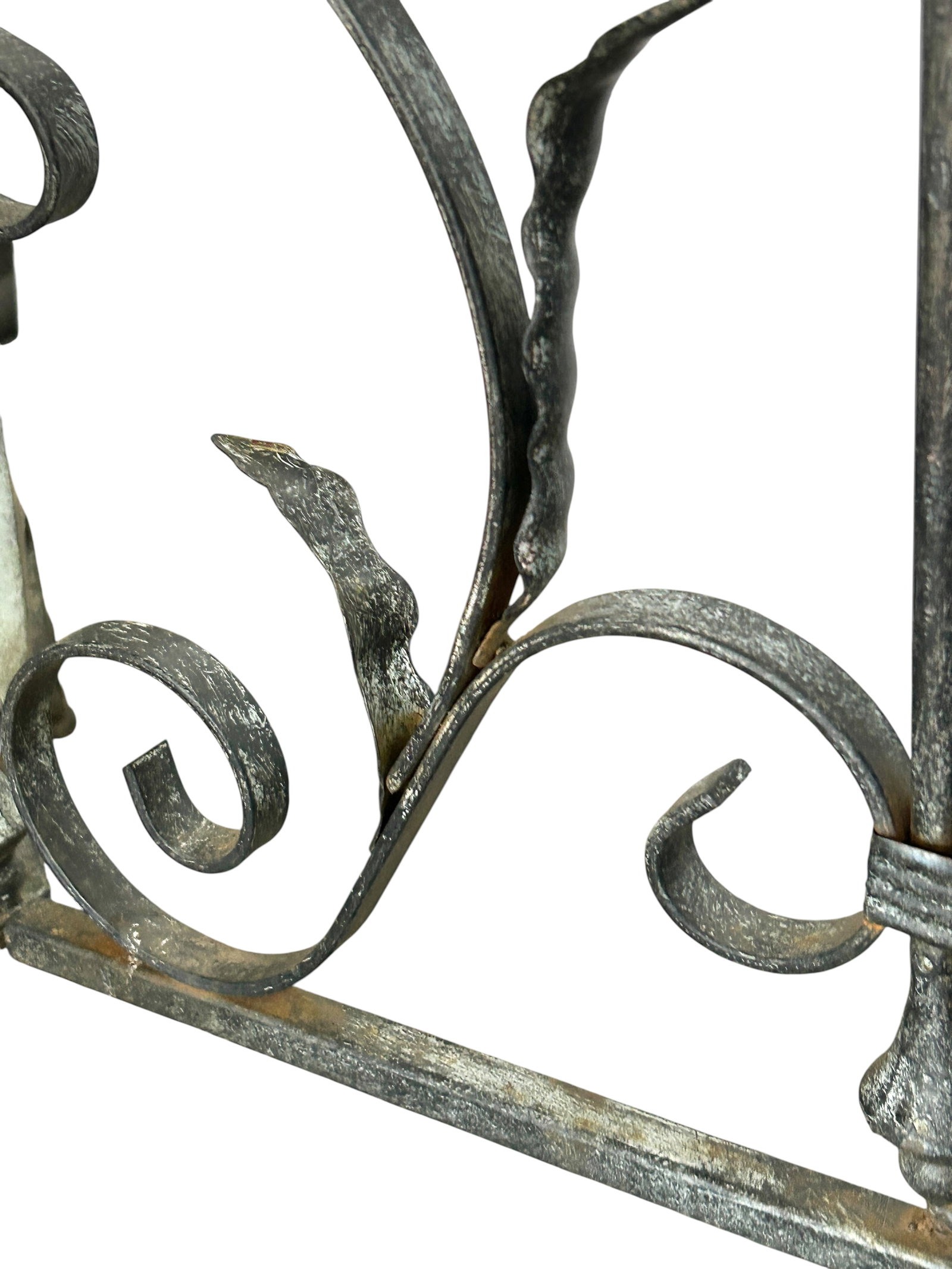 Wrought Iron Console Table. - 6
