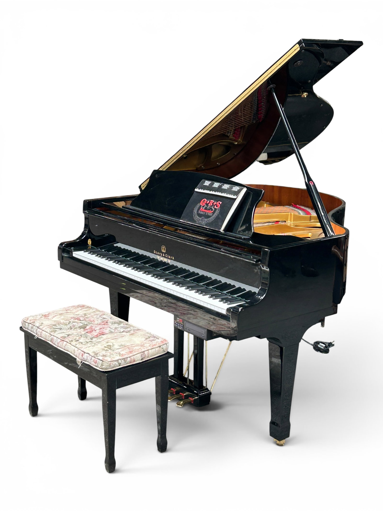 Story & Clark Baby Grand Player Piano, Ebony. (1 of 20)