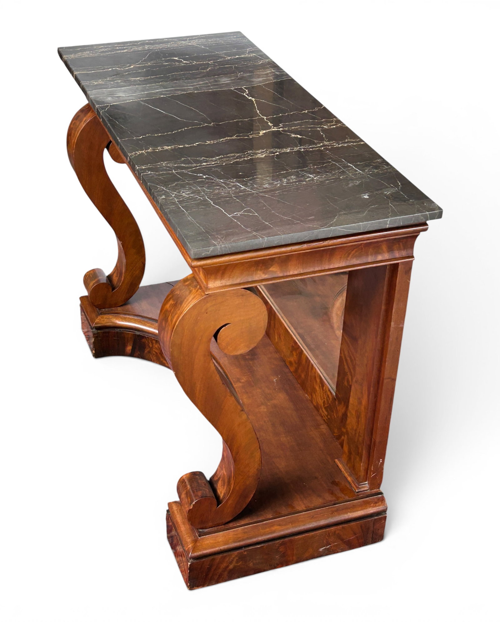 Empire Marble Top Console or Pier Table. - 11