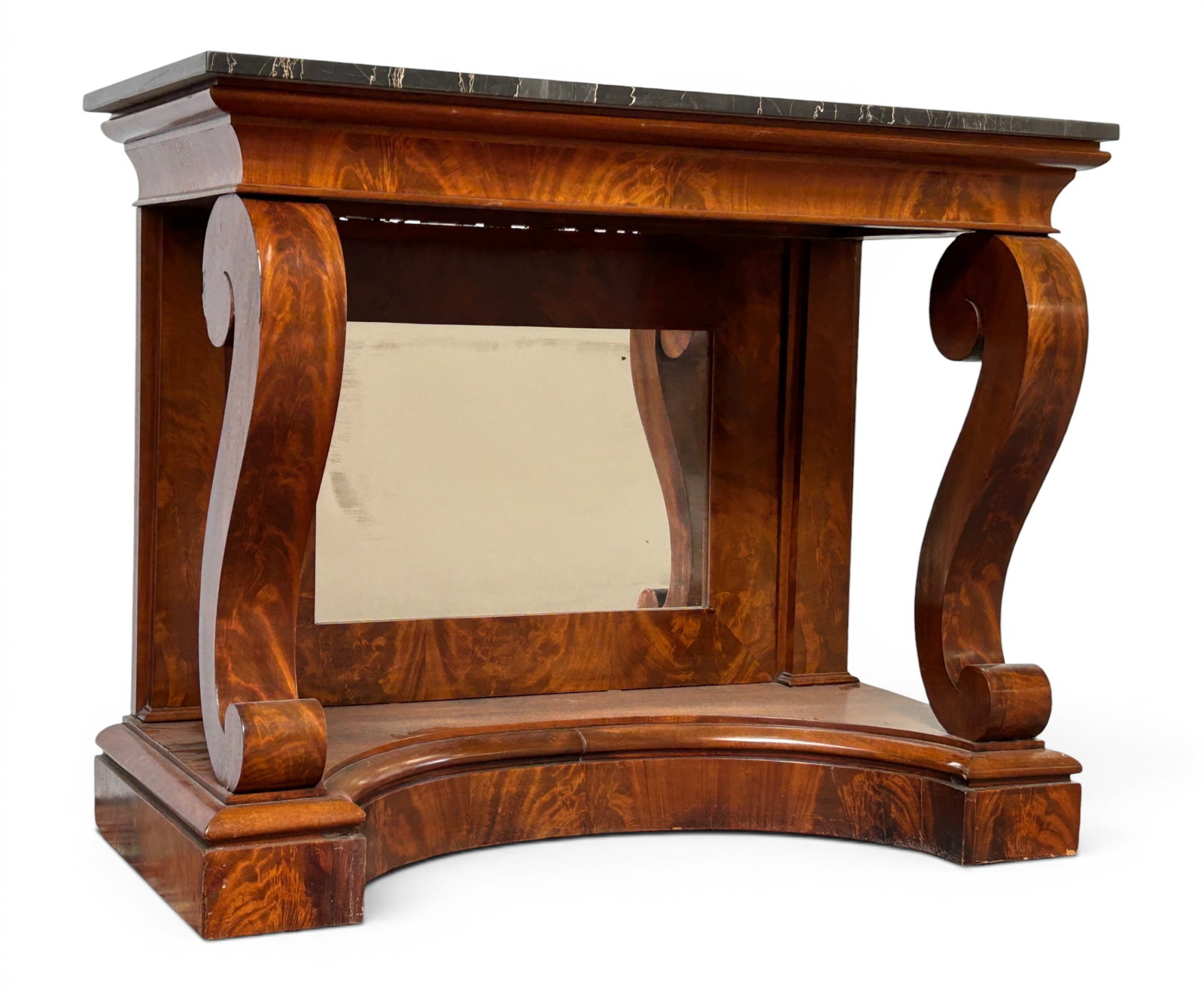 Empire Marble Top Console or Pier Table. - 2