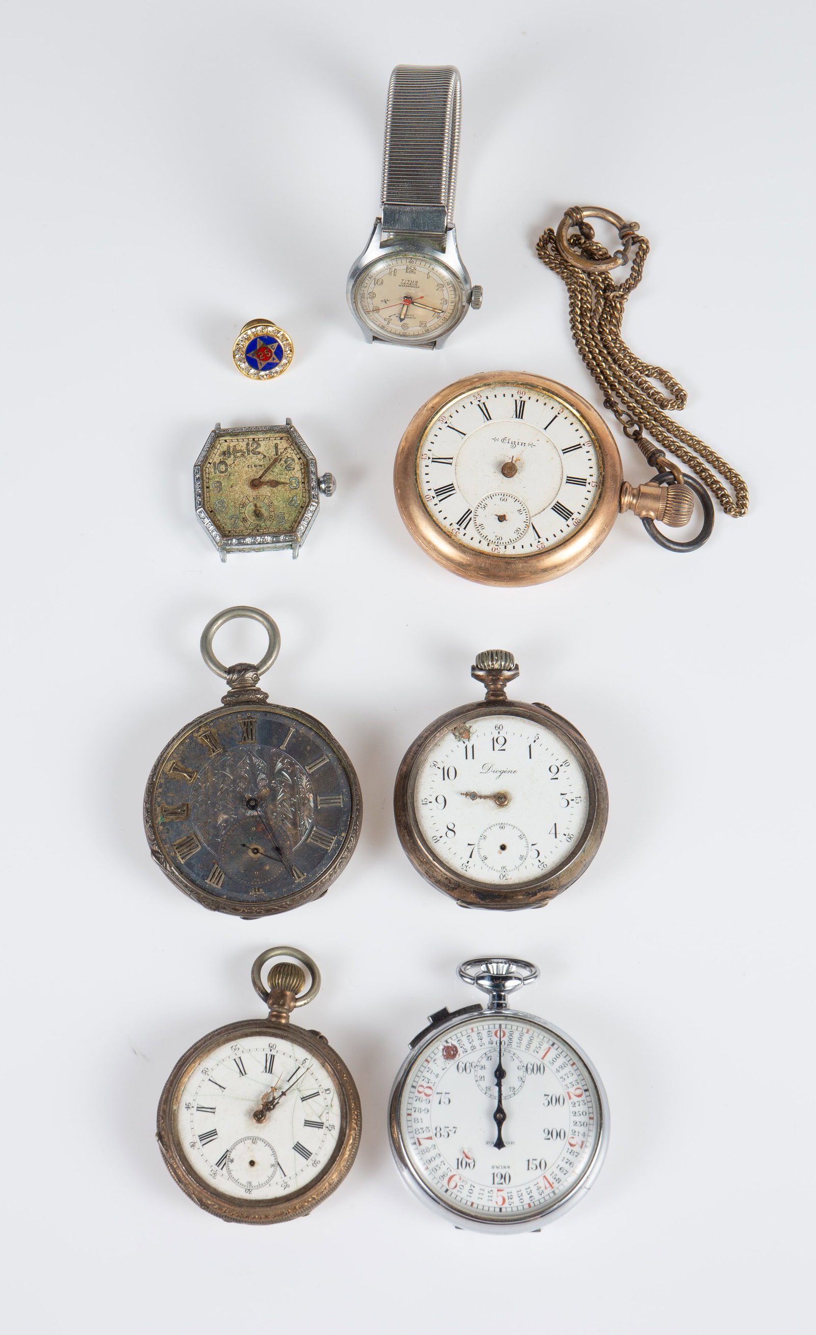 Lot of Mostly Vintage Pocket Watches Inc. Silver. (1 of 15)