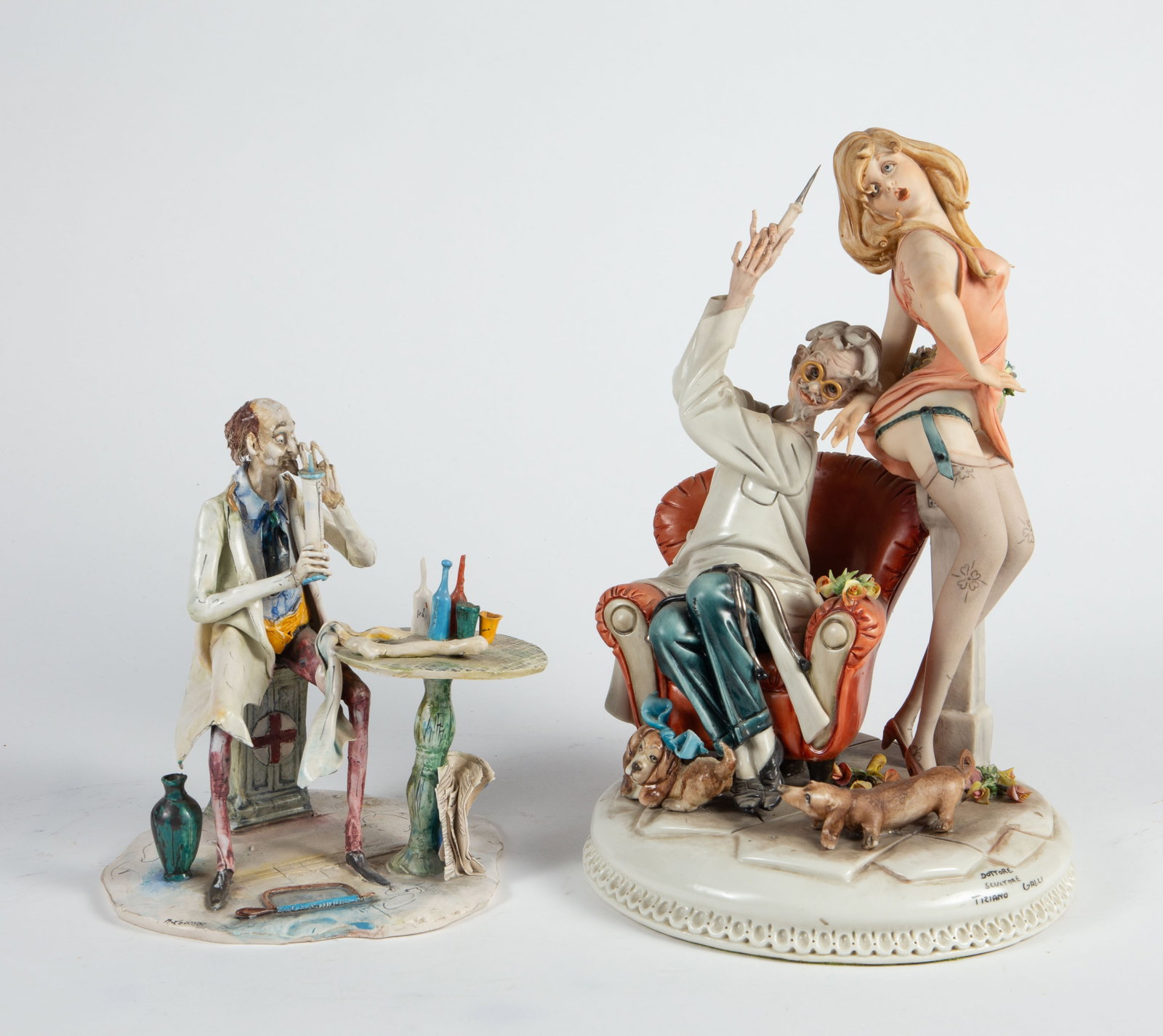Lot: 2 Italian Doctor Figurines- Capodimonte, etc. (1 of 13)
