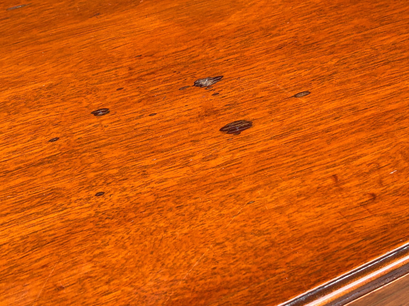 Mahogany Bow Front Chest. - 13