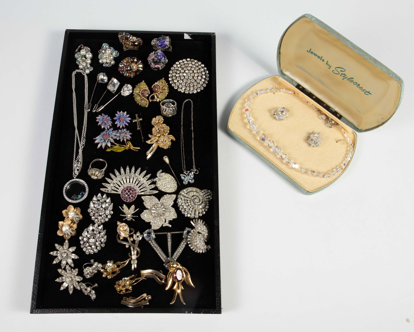 Lot of Jewelry - Rhinestones, Sterling, Designers. (1 of 11)