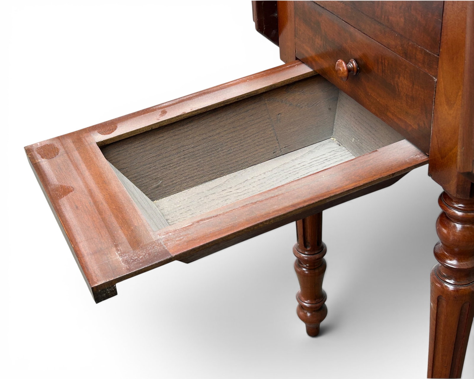 Antique Dropleaf Pembroke Side Table. - 11