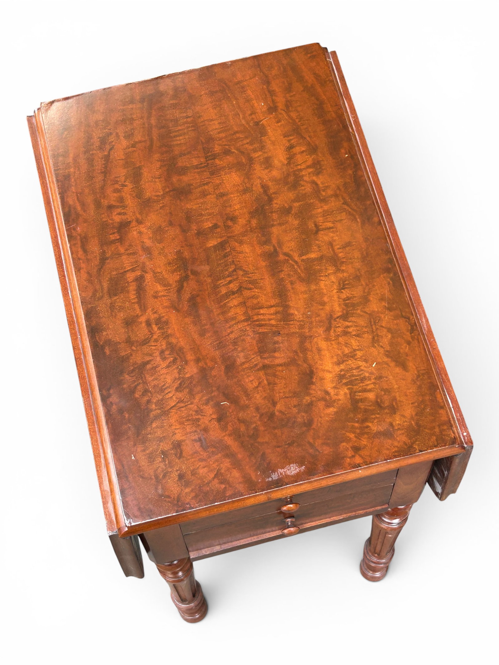 Antique Dropleaf Pembroke Side Table. - 6