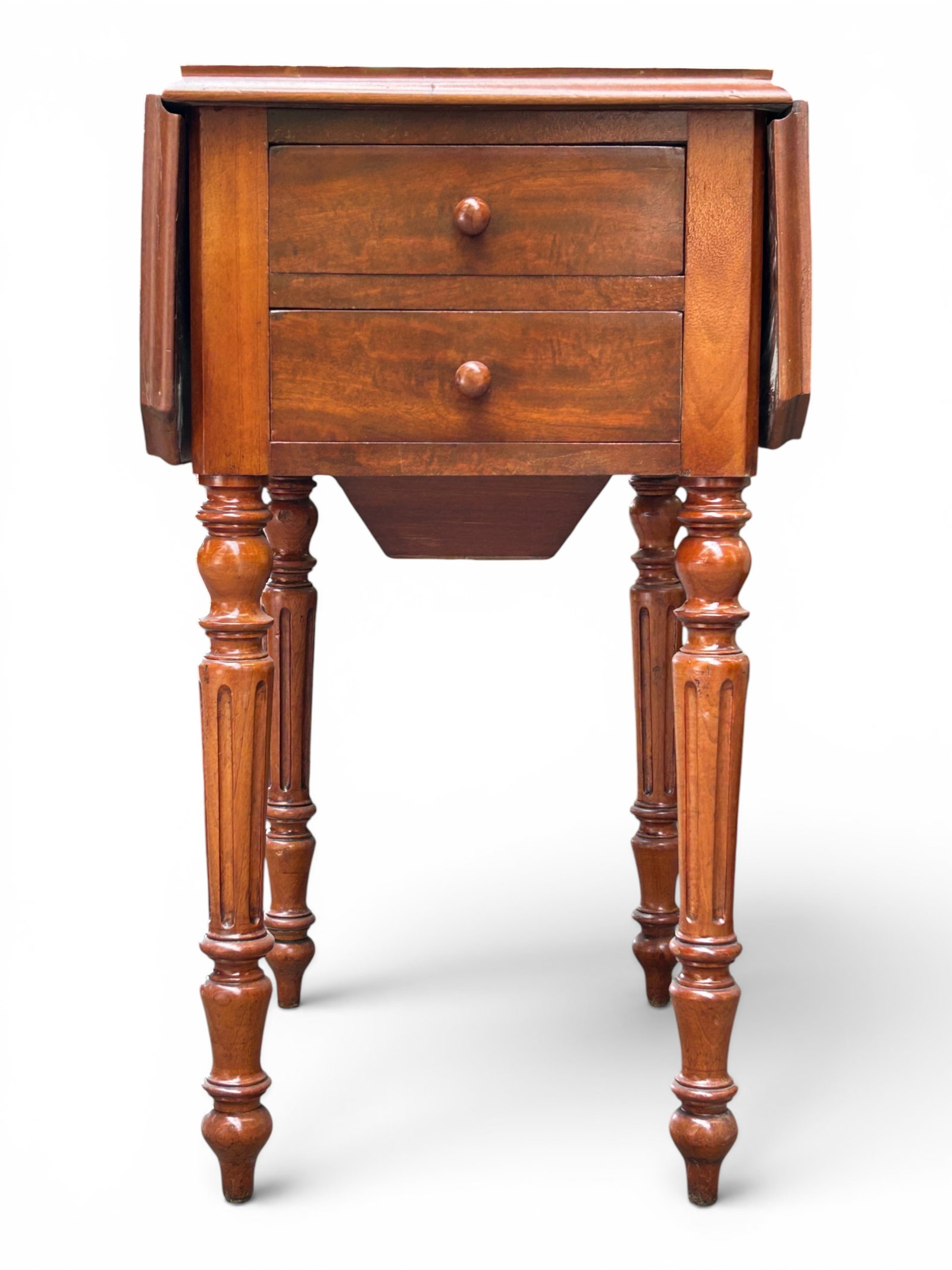 Antique Dropleaf Pembroke Side Table. - 7