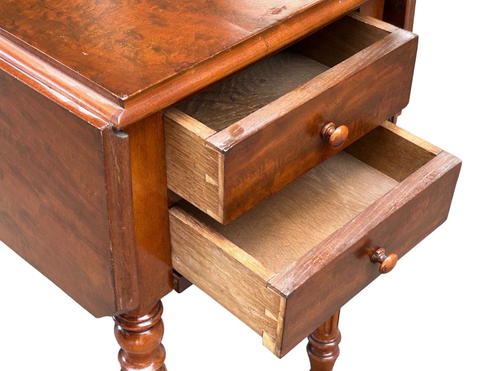 Antique Dropleaf Pembroke Side Table. - 8