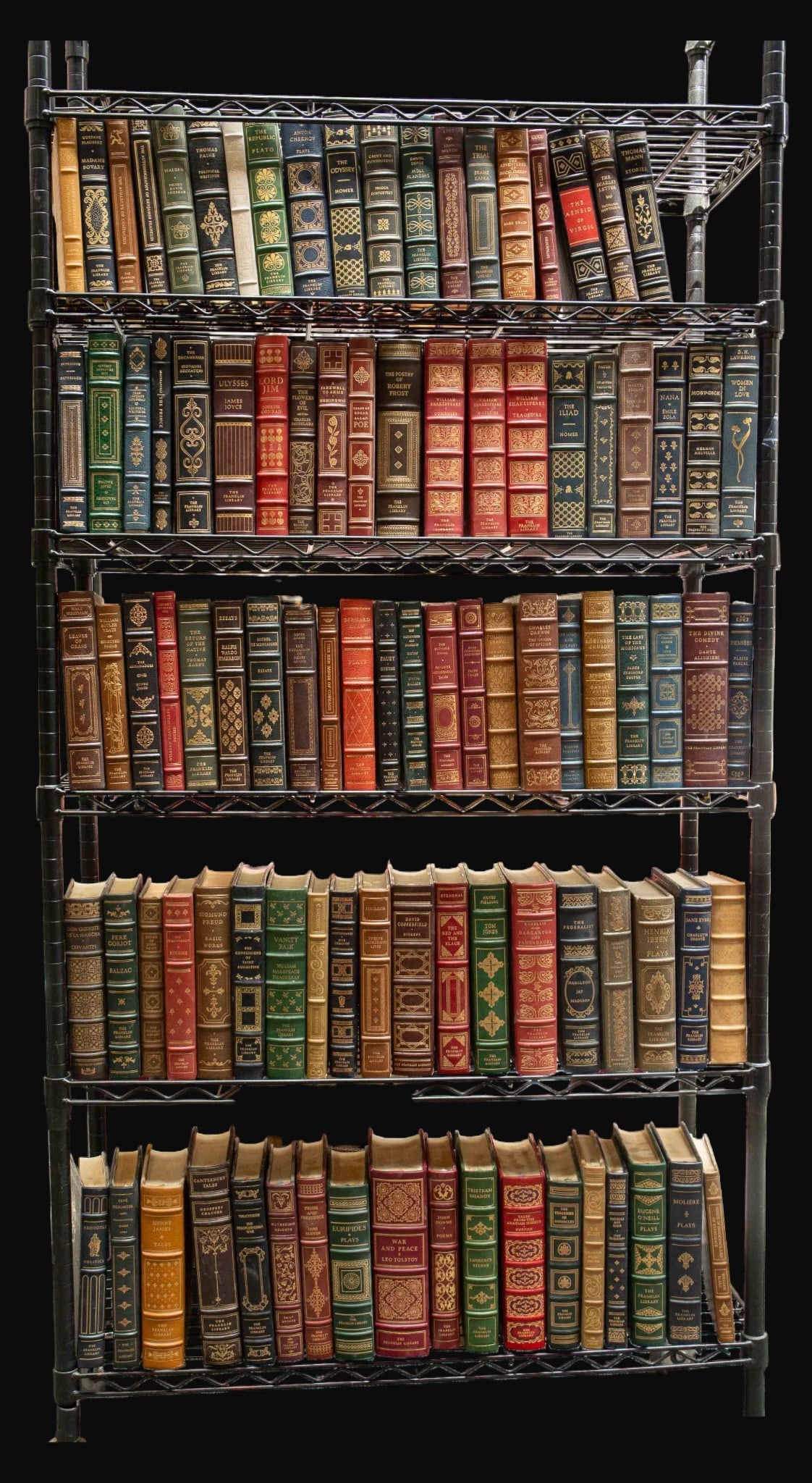98 Franklin Library Greatest Leatherbound Books. (1 of 20)