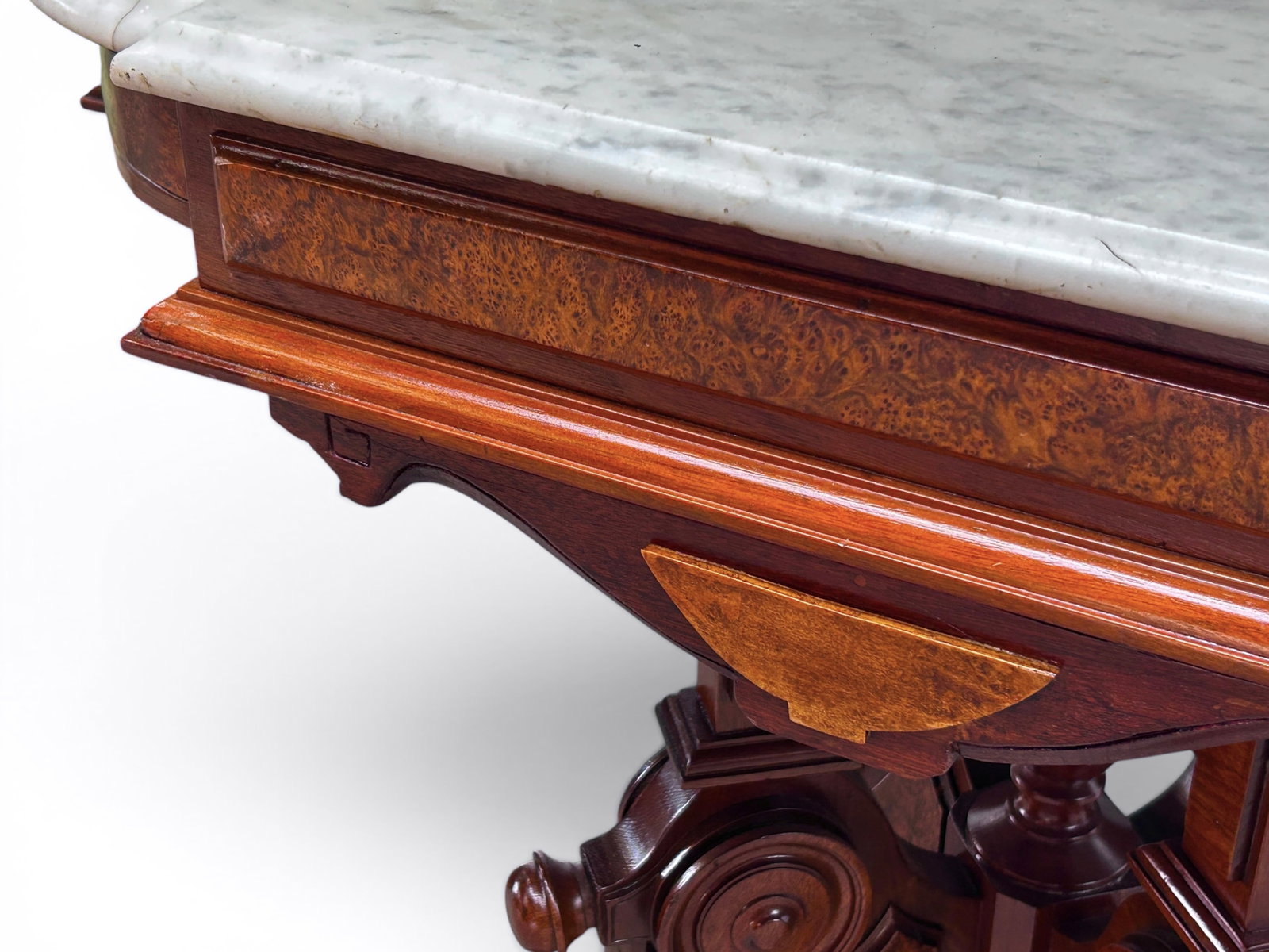 Victorian Marble Top Parlor Table. - 2