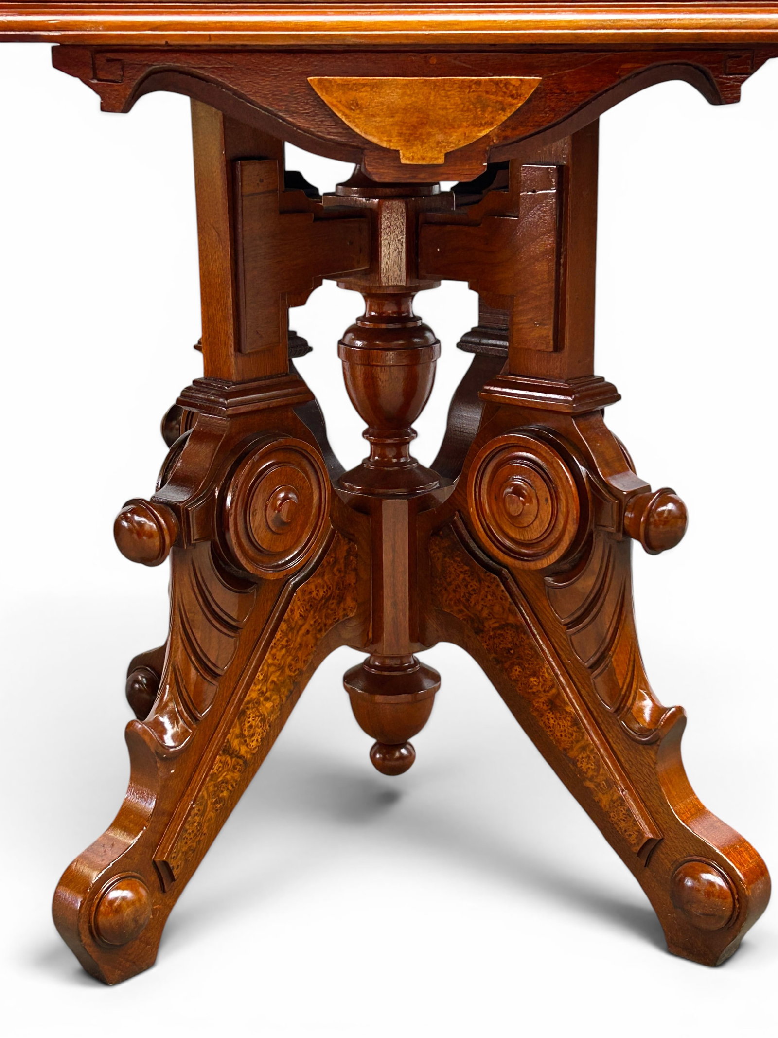Victorian Marble Top Parlor Table. - 4