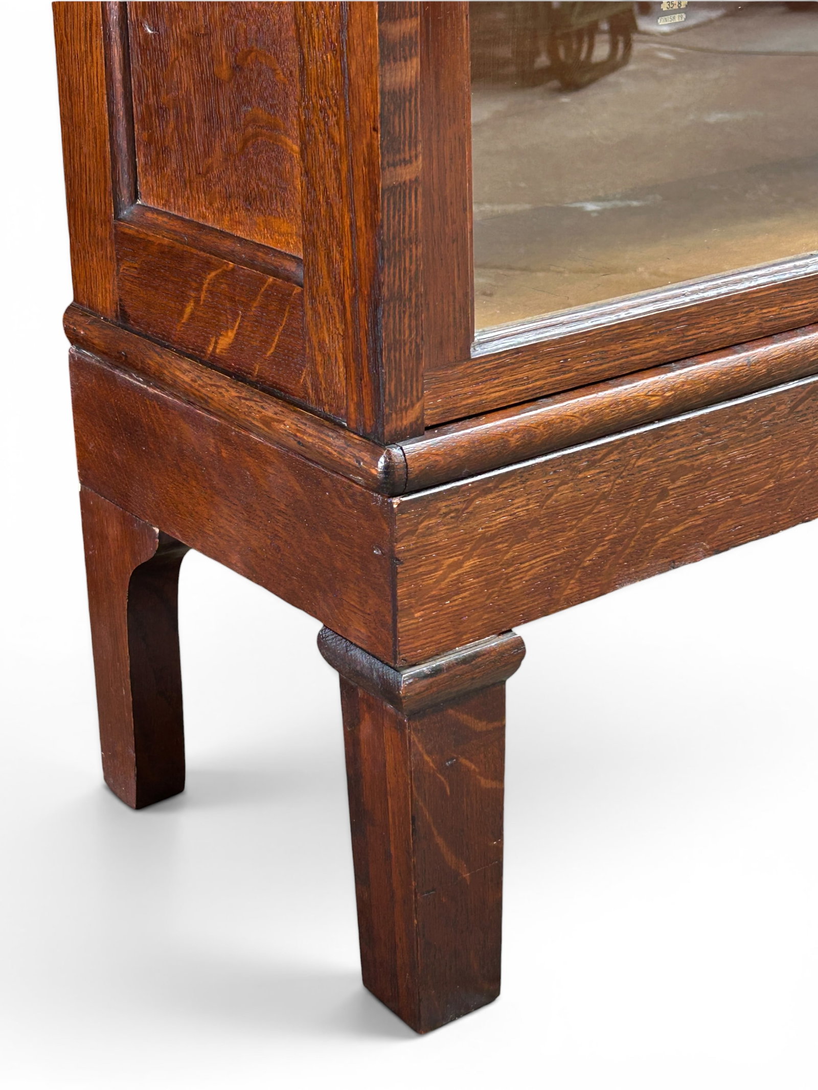 Macey 4 Stack Oak Barrister Bookcase. - 2