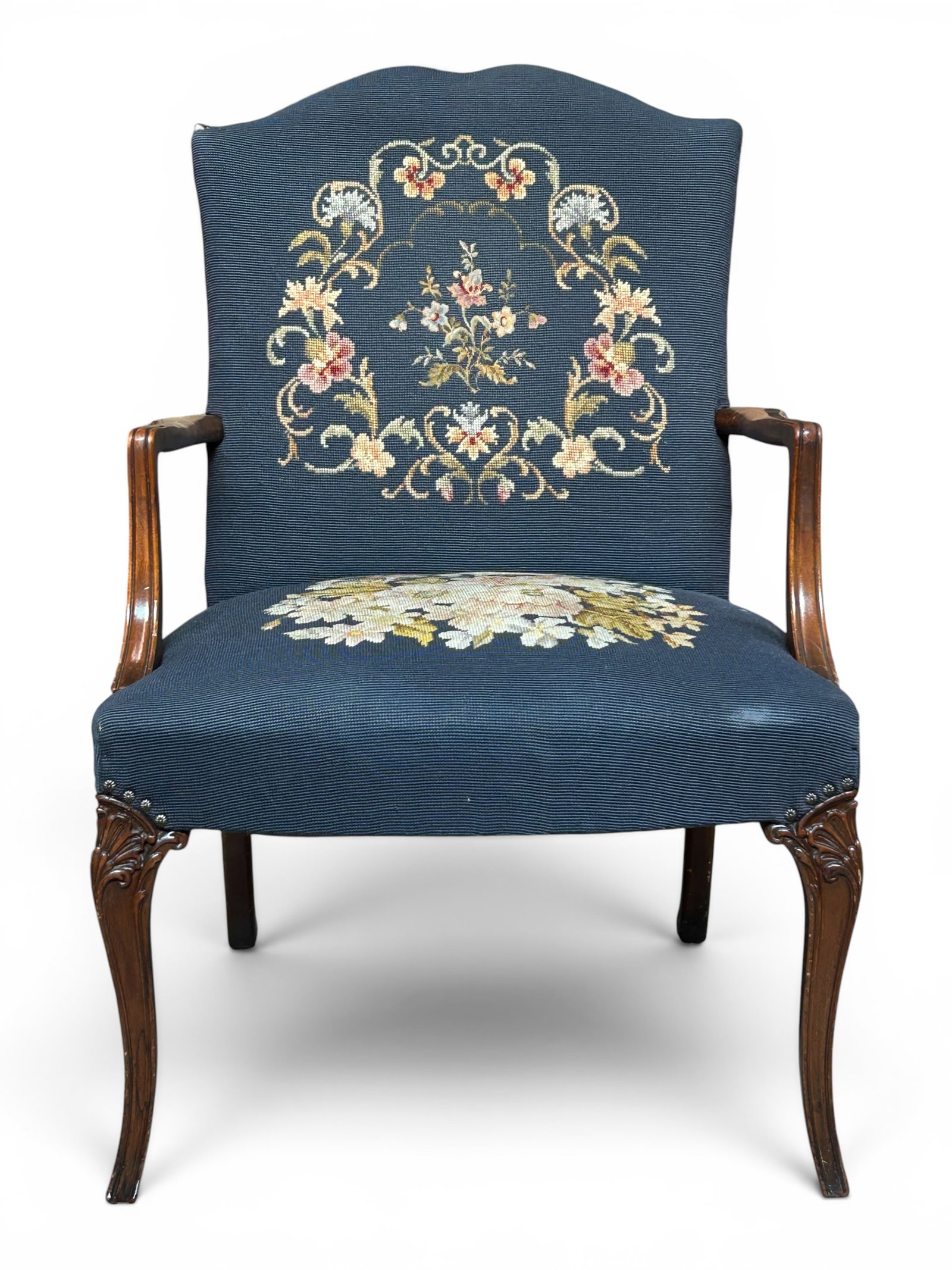 Two Upholstered Armchairs. - 2