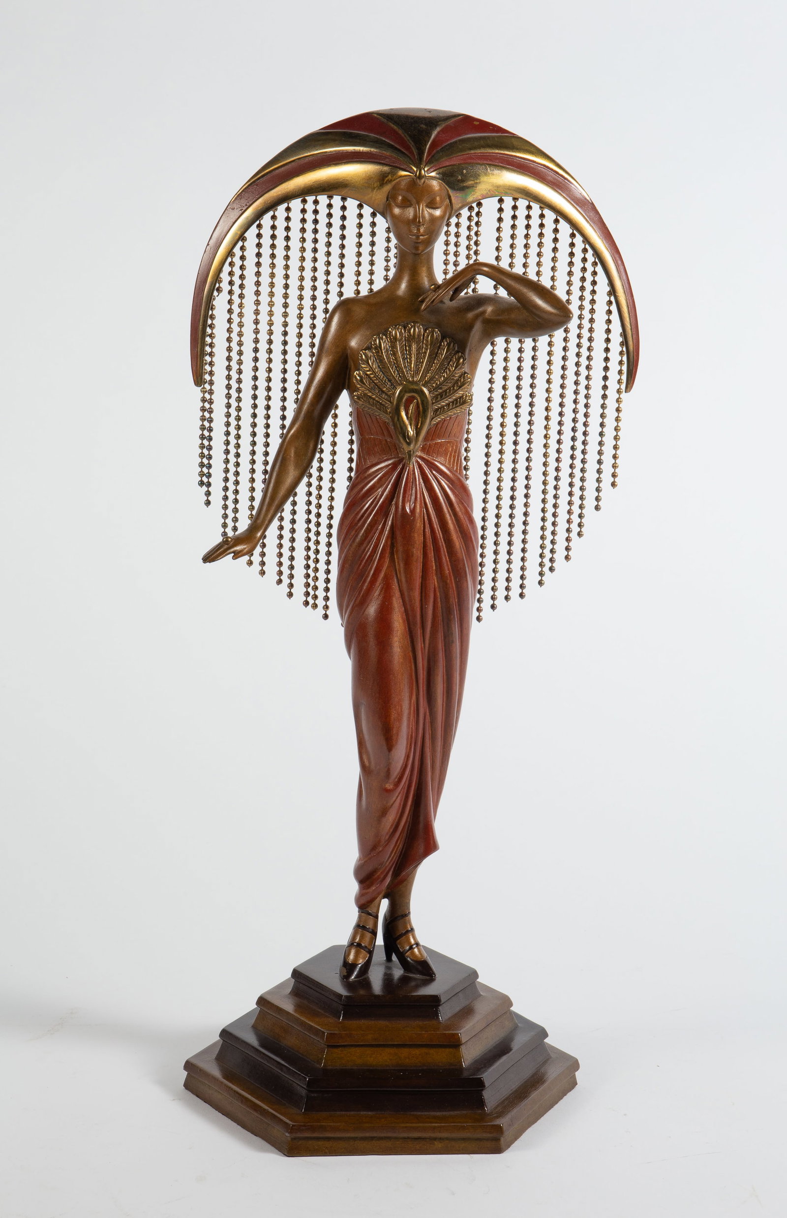Erte "Le Soleil" Bronze Sculpture. (1 of 10)