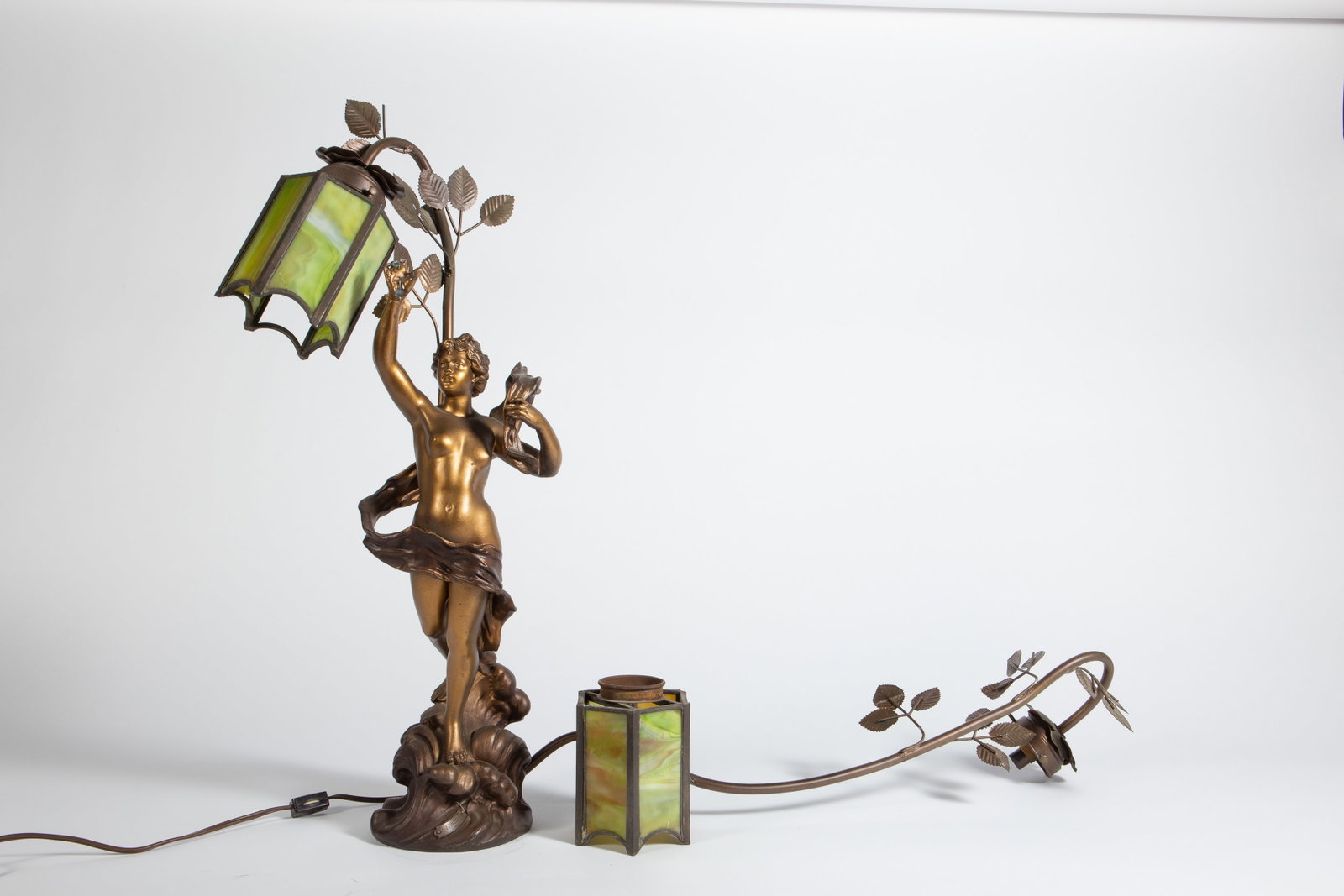 Nude Figural Table Lamp, As Is. (1 of 8)